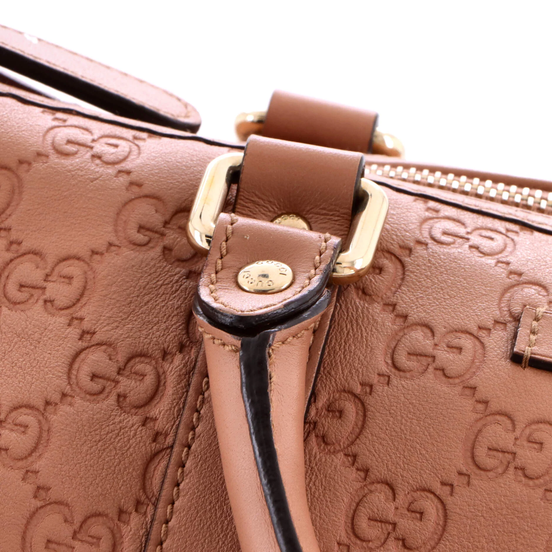 Joy Boston Bag Guccissima Leather Medium - Image 7
