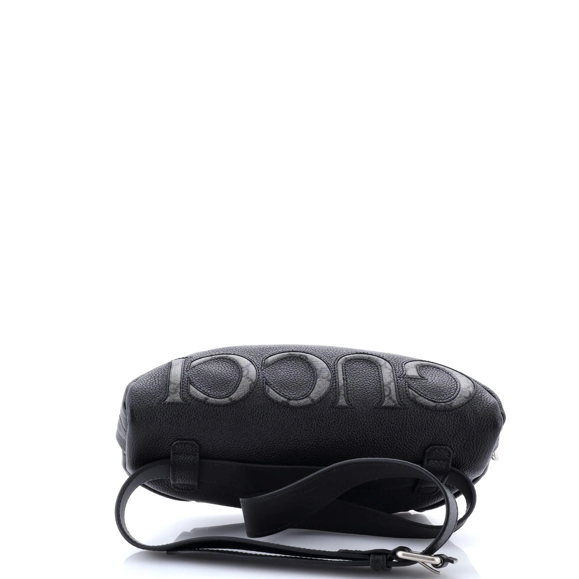 Logo Belt Bag Leather with GG Coated Canvas - Image 3