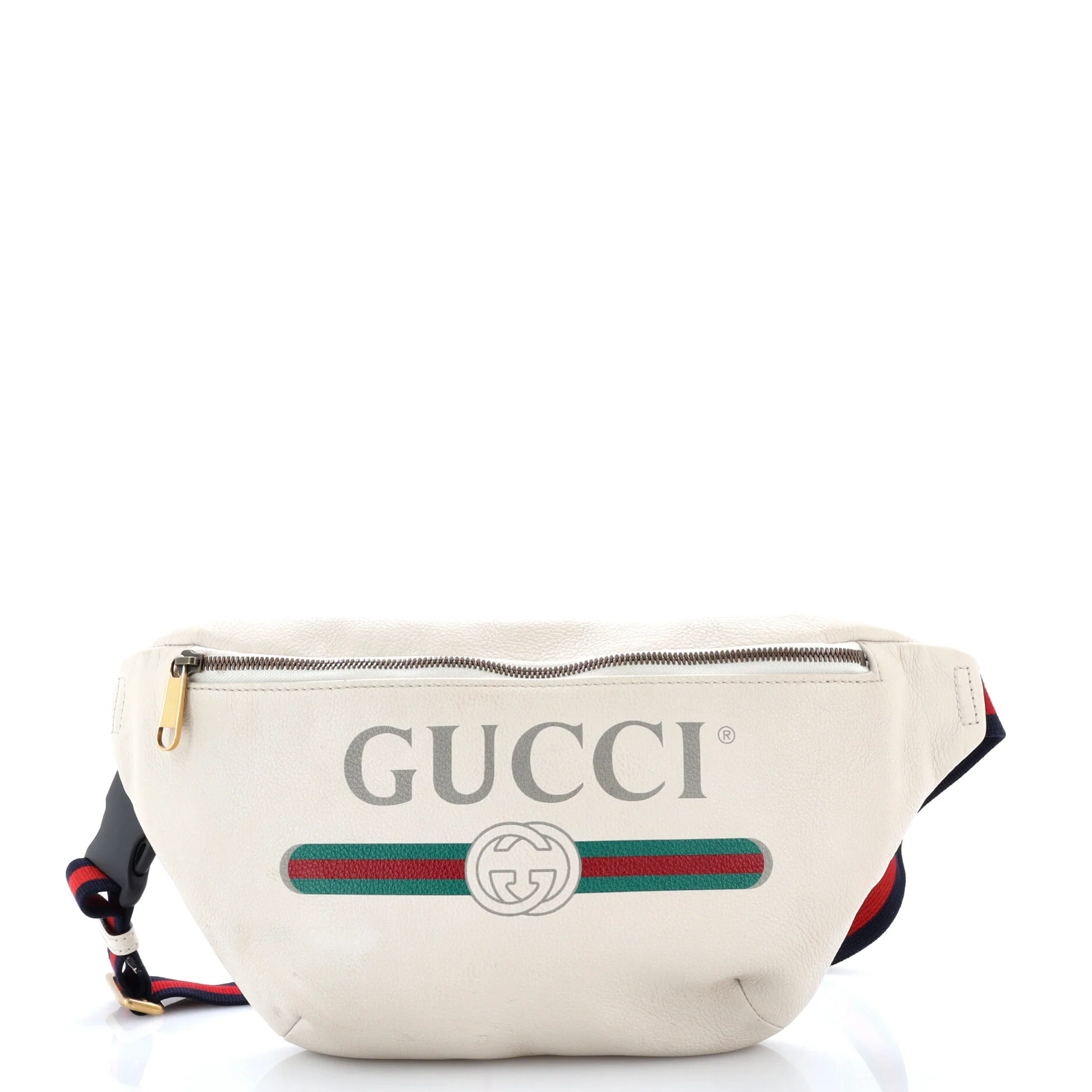 Logo Belt Bag Printed Leather Medium