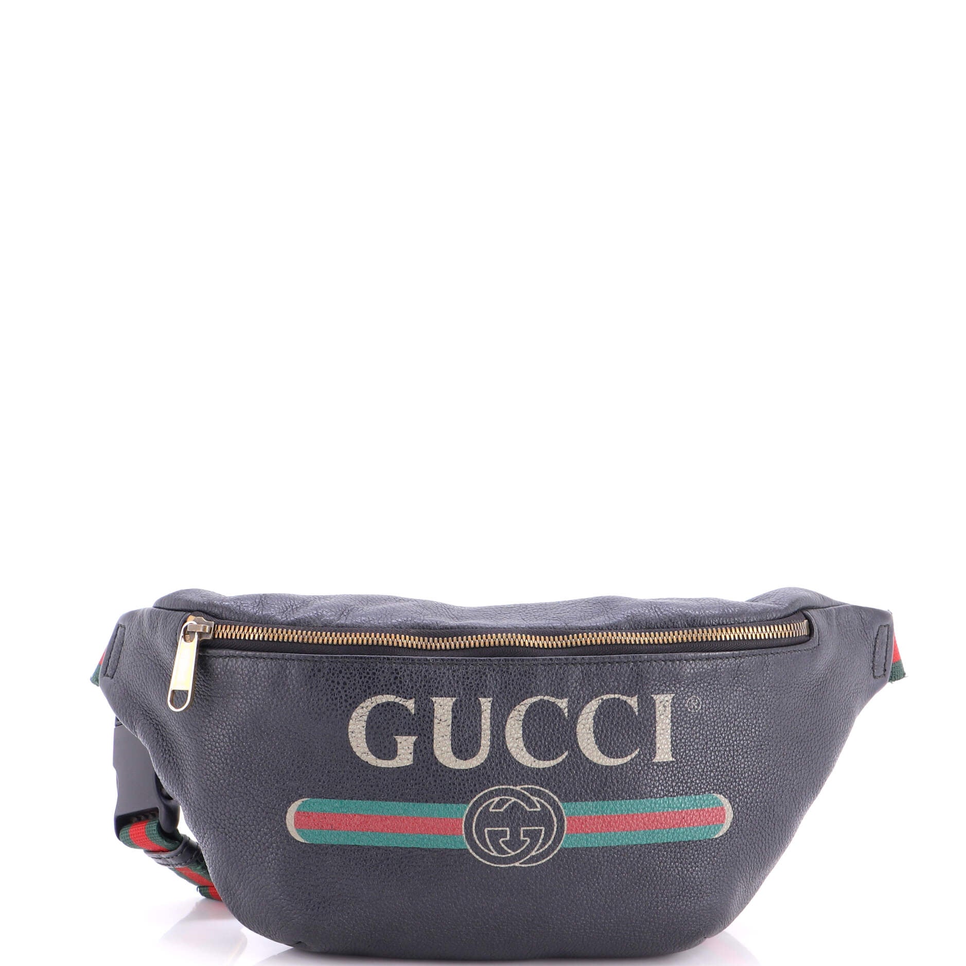 Logo Belt Bag Printed Leather Medium