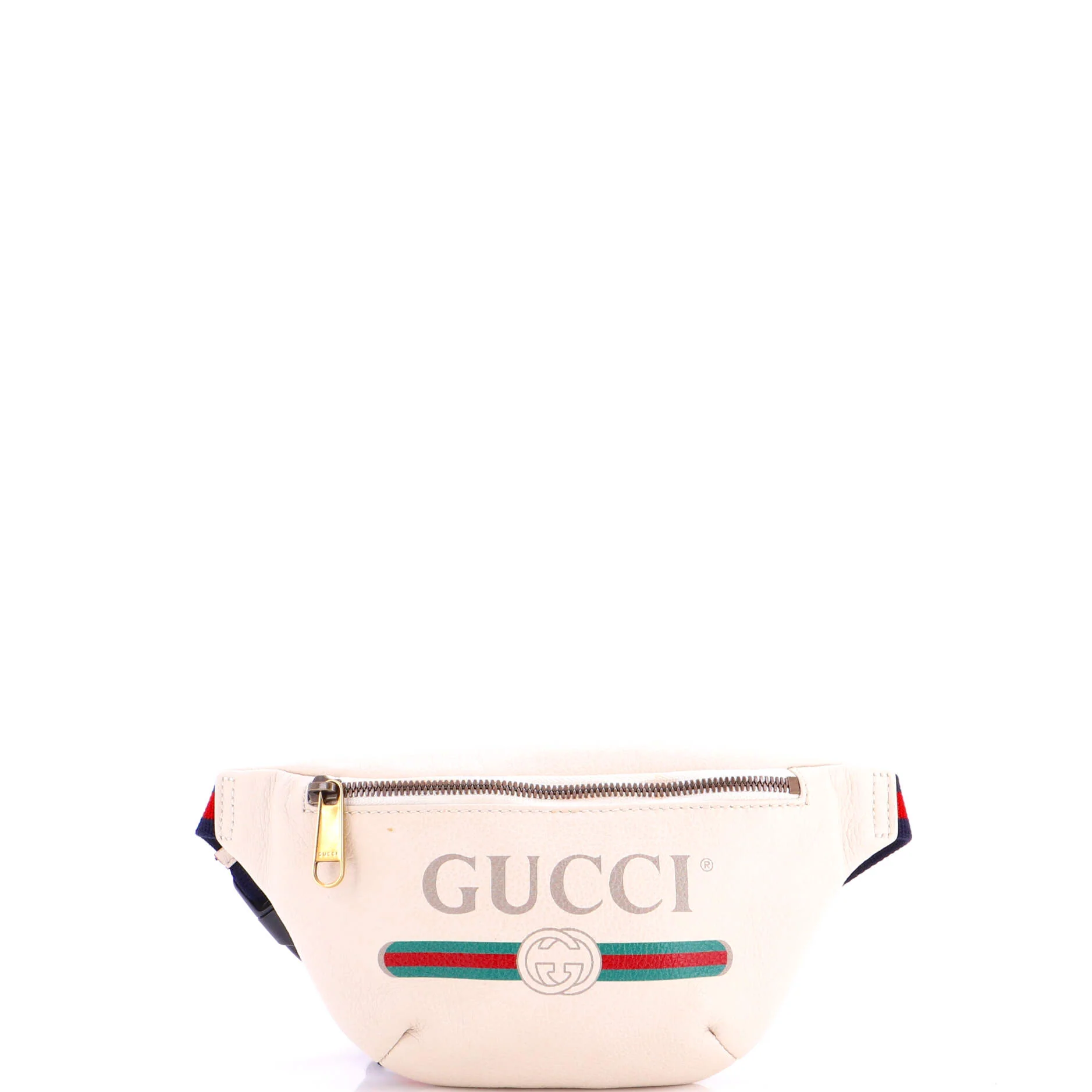 Logo Belt Bag Printed Leather Small