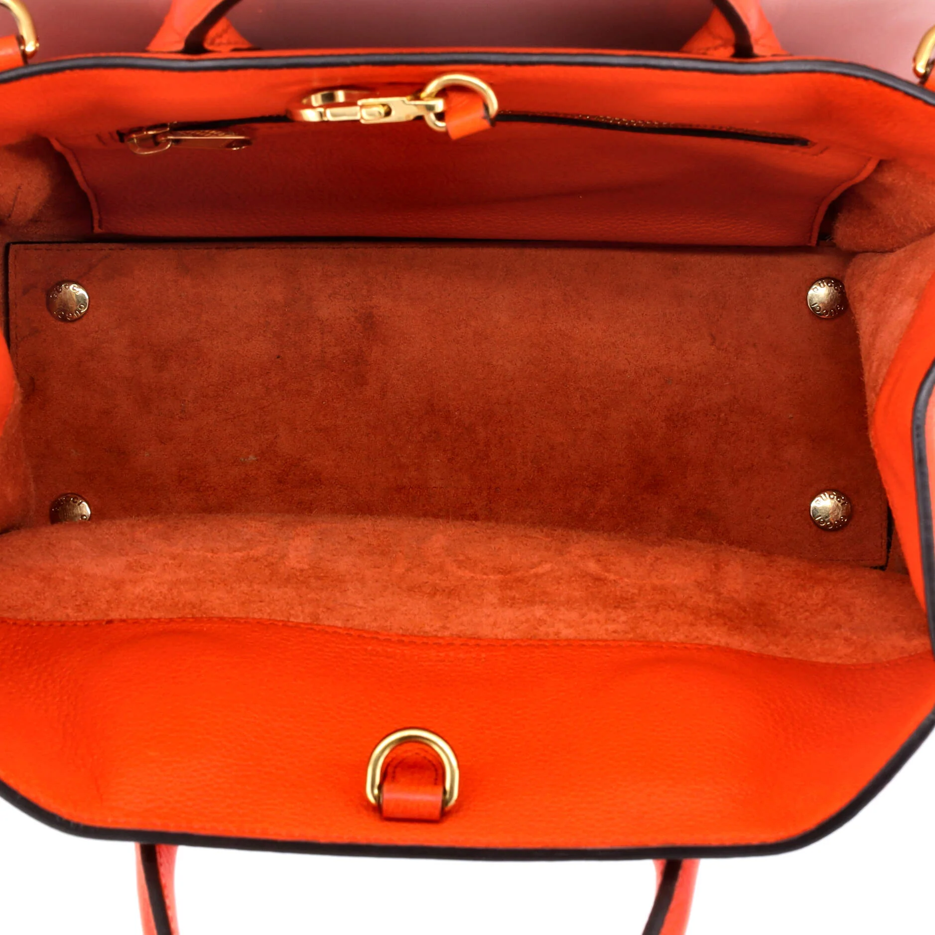 Logo Tote Embossed Leather Small - Image 5