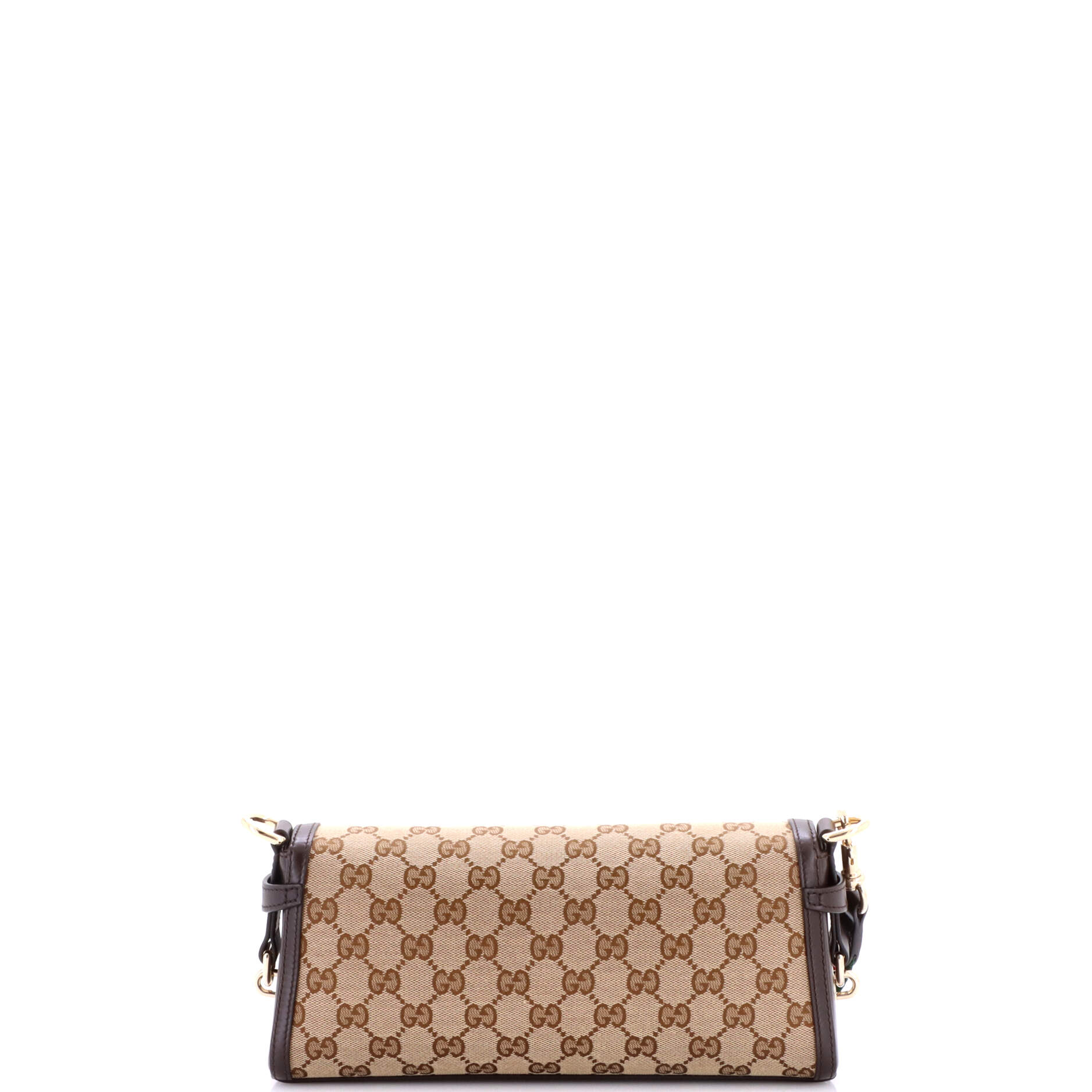 Luce Shoulder Bag GG Canvas with Leather Small - Image 3