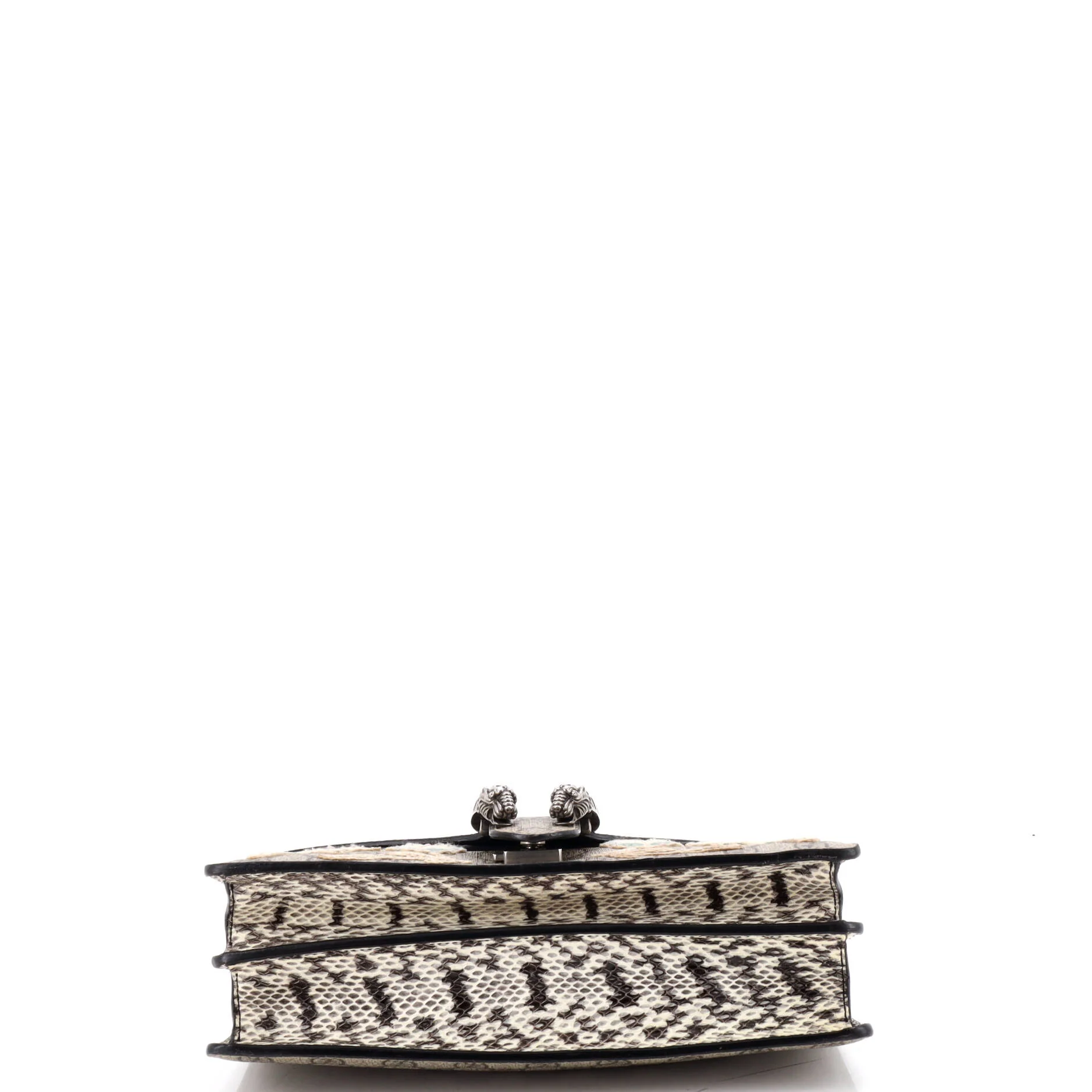 MLB Dionysus Bag Embroidered GG Coated Canvas with Python Small - Image 4