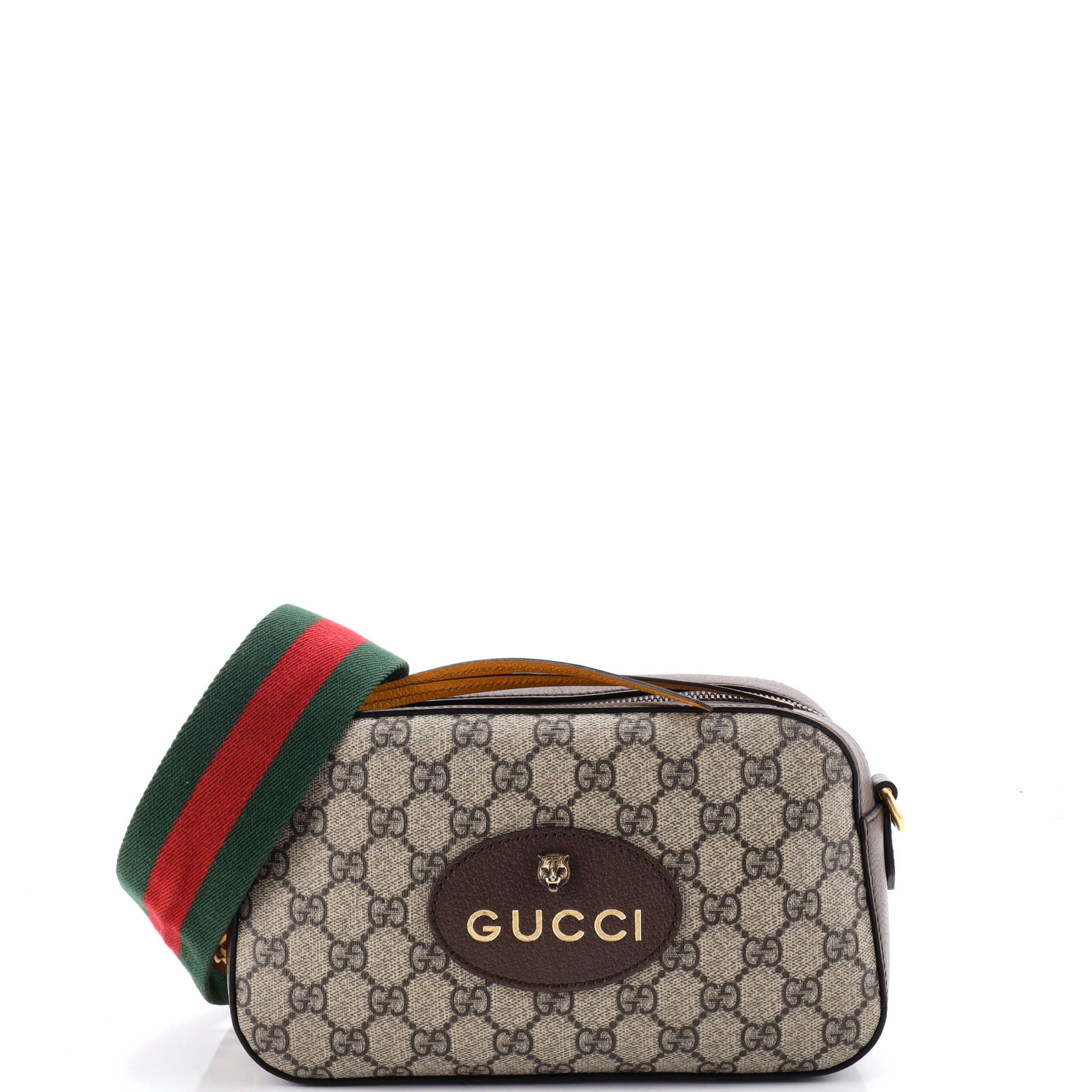 Neo Vintage Camera Messenger Bag GG Coated Canvas