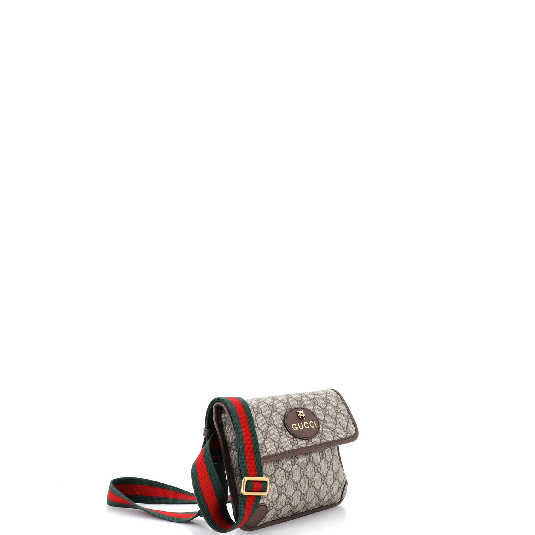 Neo Vintage Flap Belt Bag GG Coated Canvas - Image 2