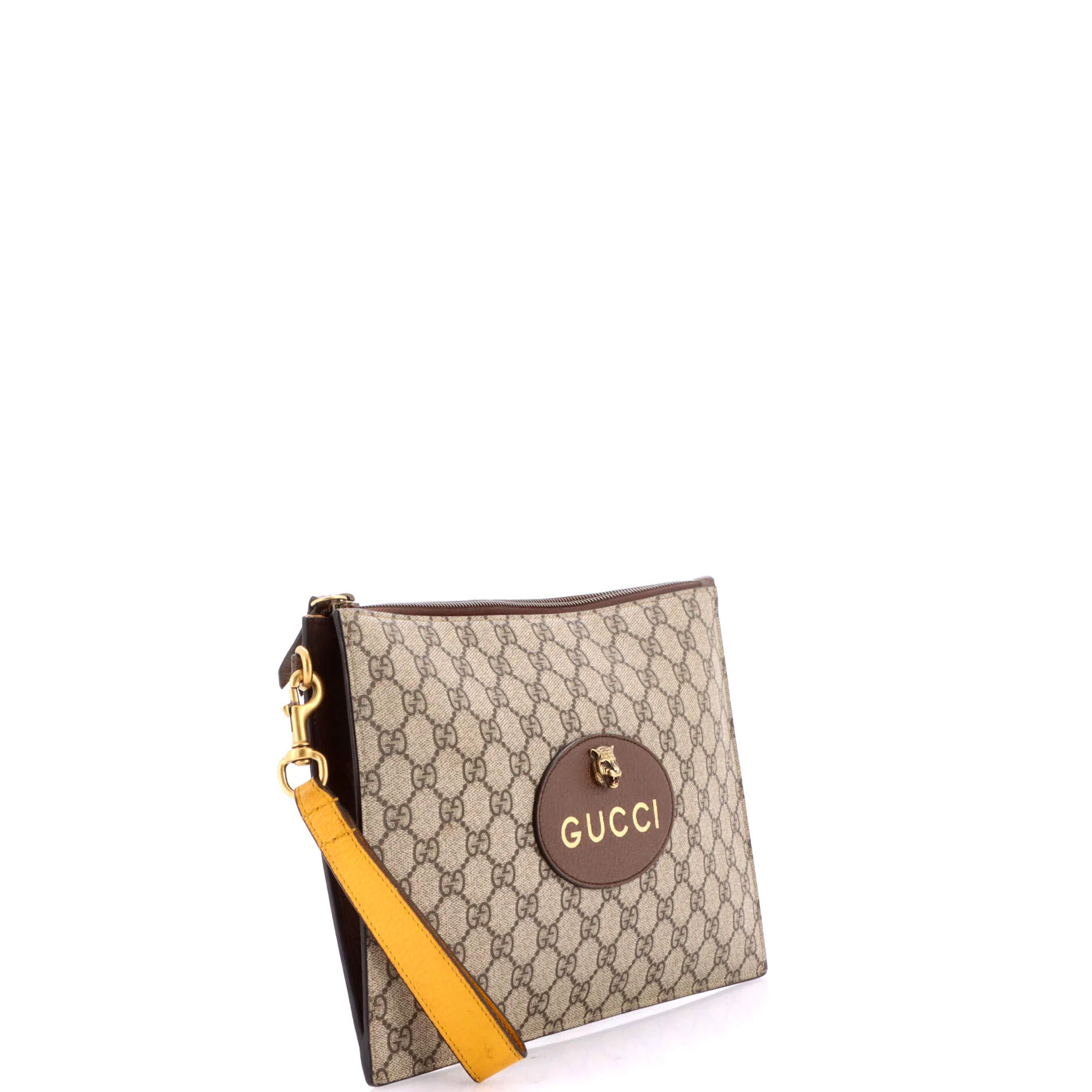 Neo Vintage Wristlet Pouch GG Coated Canvas - Image 2