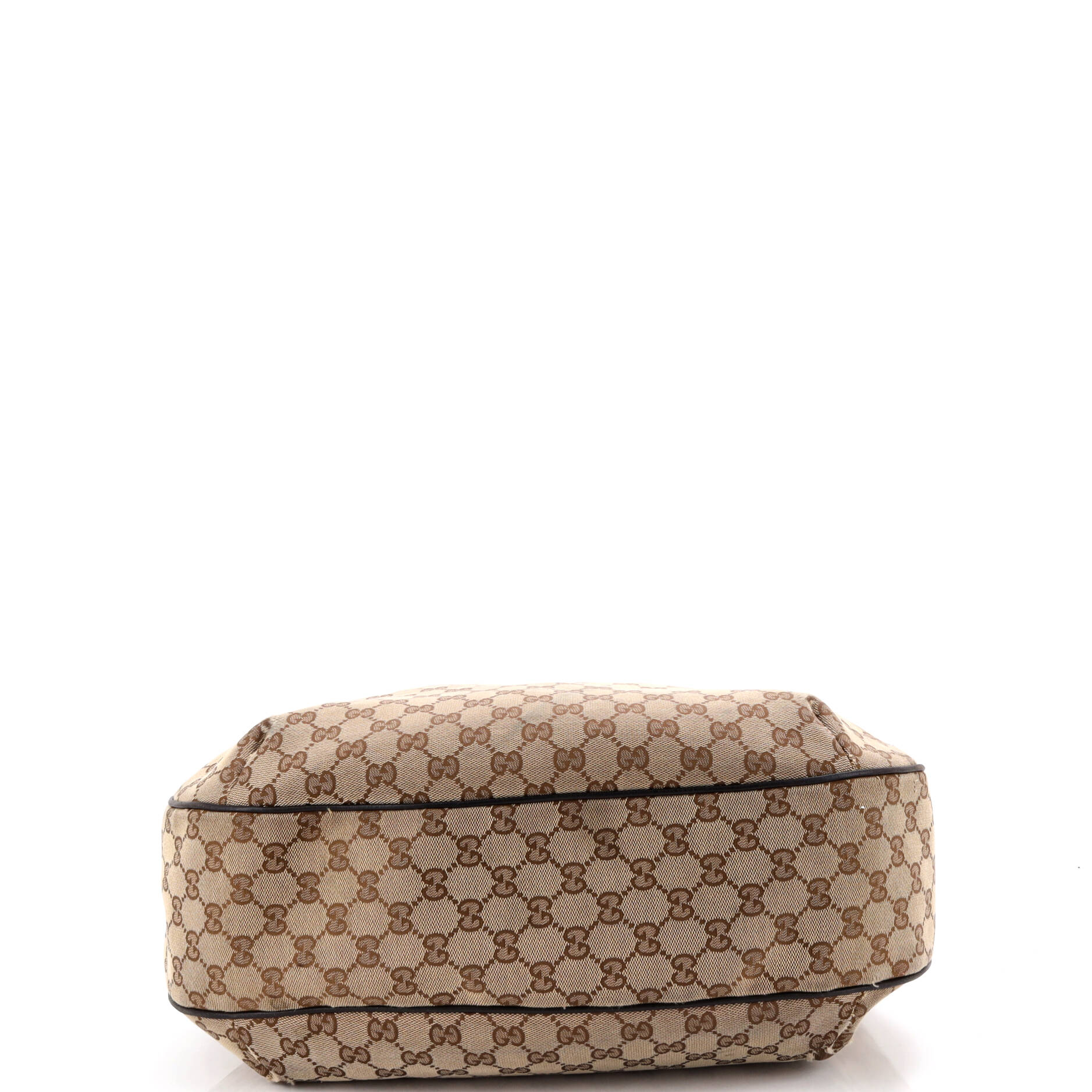 New Ladies Web Hobo GG Canvas Large - Image 4