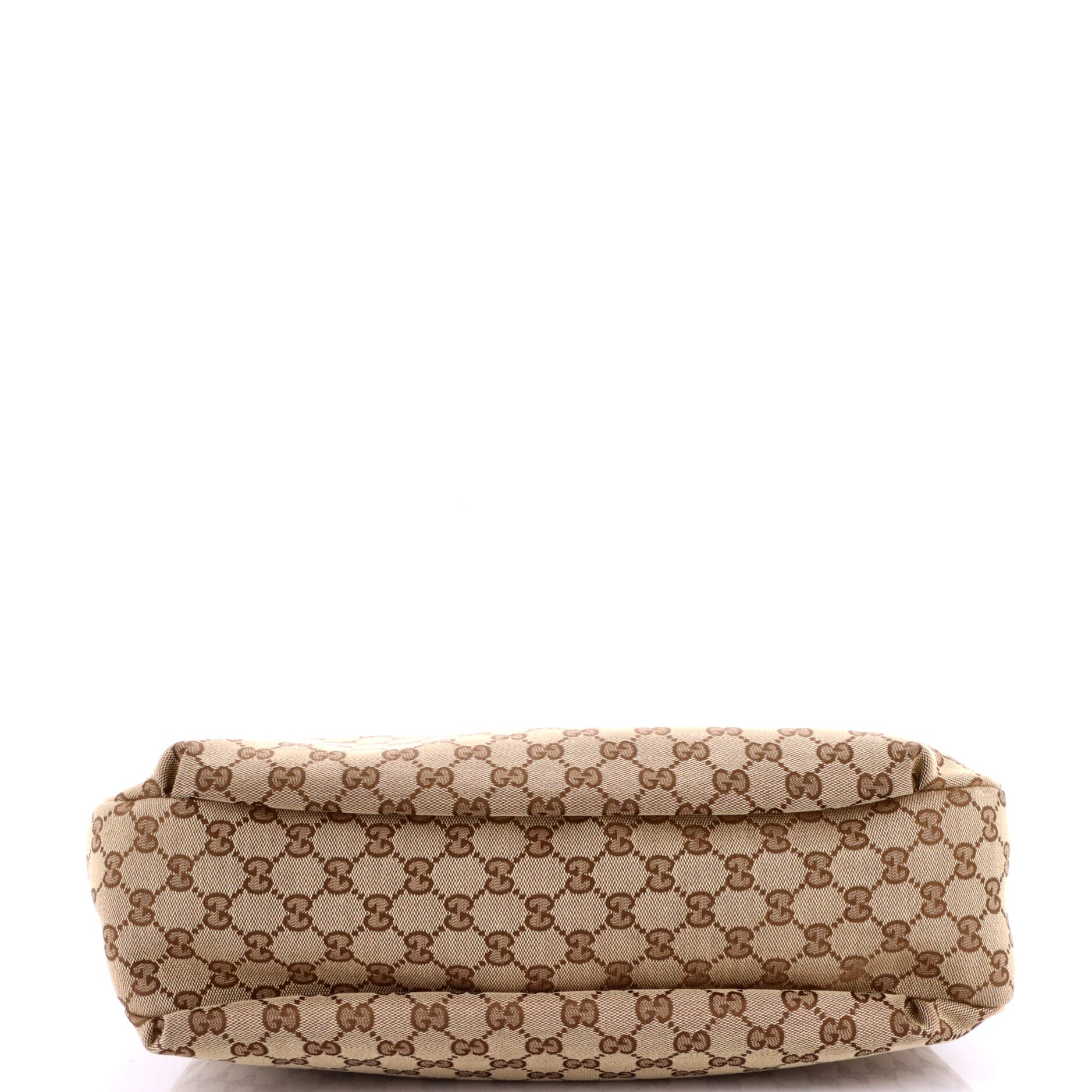 New Ladies Web Hobo GG Canvas Large - Image 4