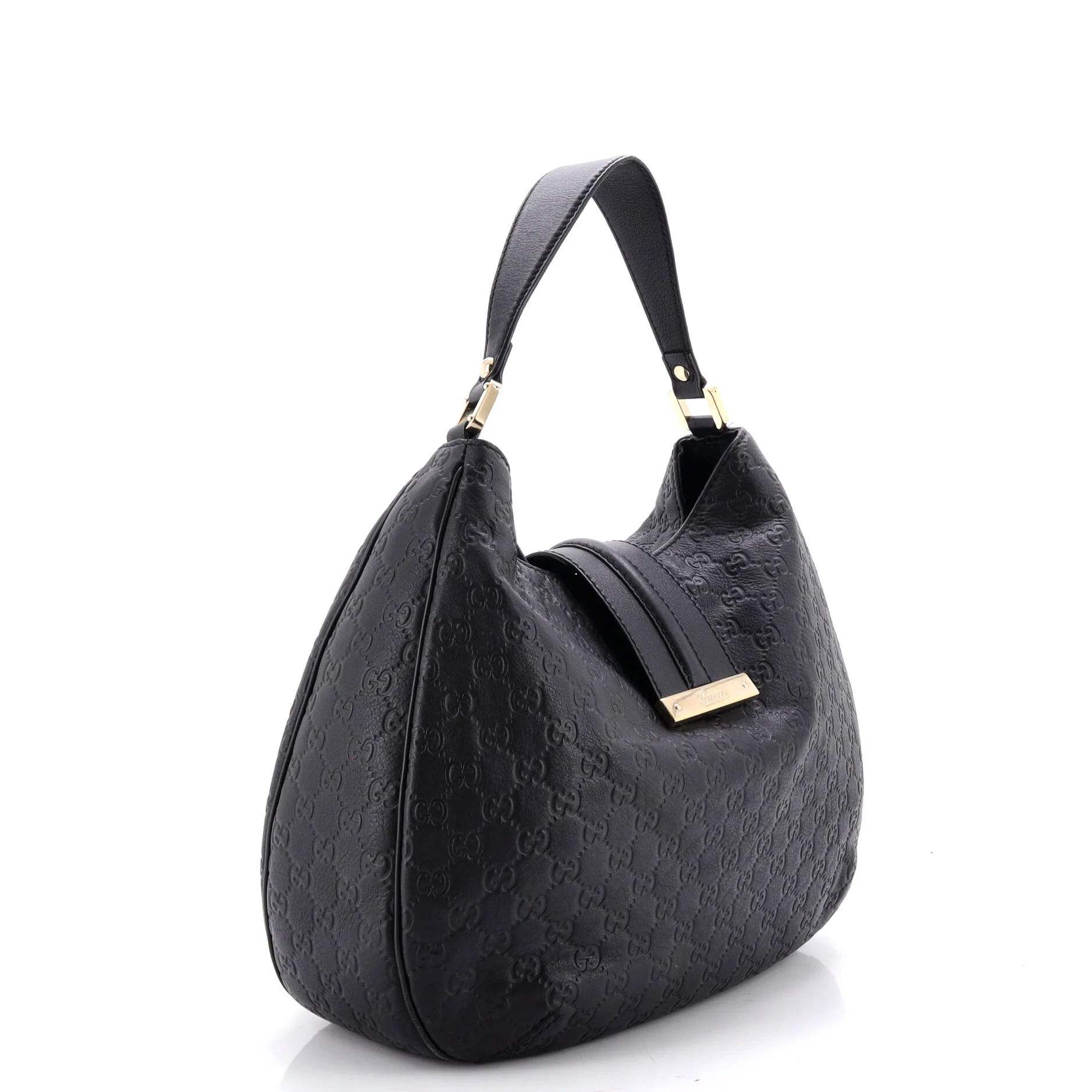 New Ladies Web Hobo Guccissima Leather Medium - Image 2