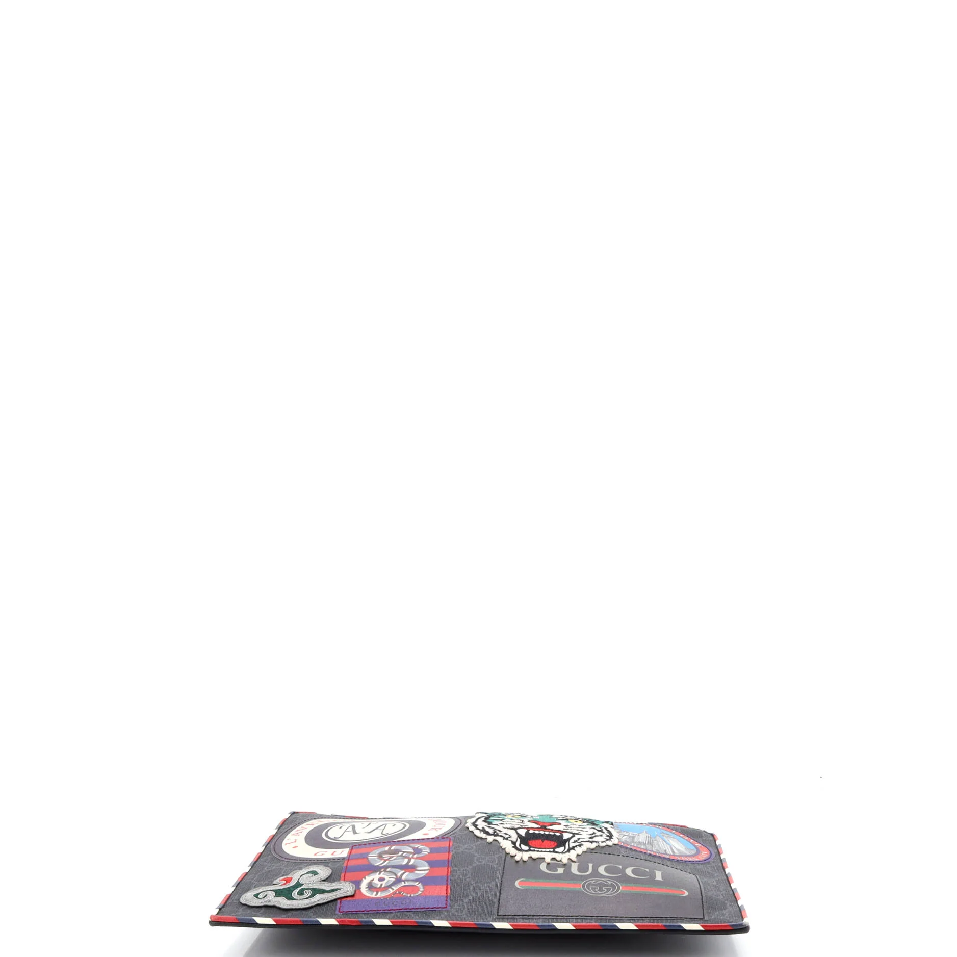 Night Courrier Pouch GG Coated Canvas with Applique - Image 4