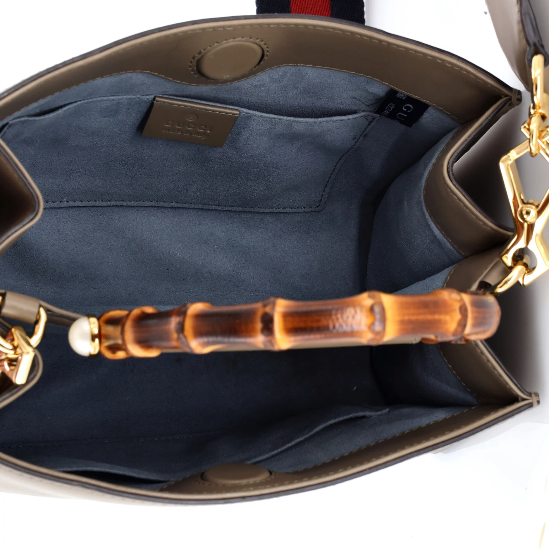 Nymphaea Top Handle Bag Leather Mini - Image 5