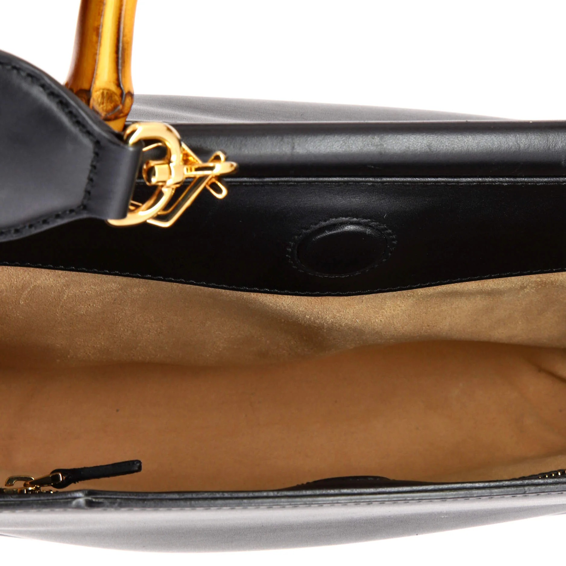 Nymphaea Top Handle Bag Leather Small - Image 5