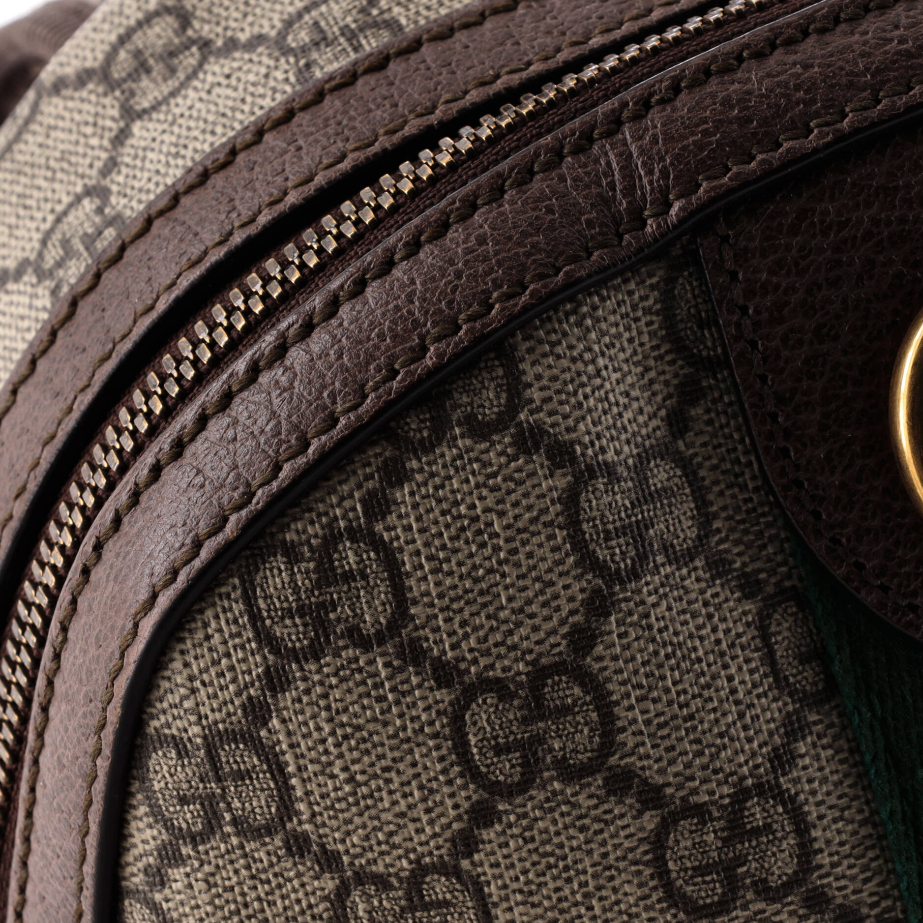 Ophidia Backpack GG Coated Canvas and Leather Small - Image 6