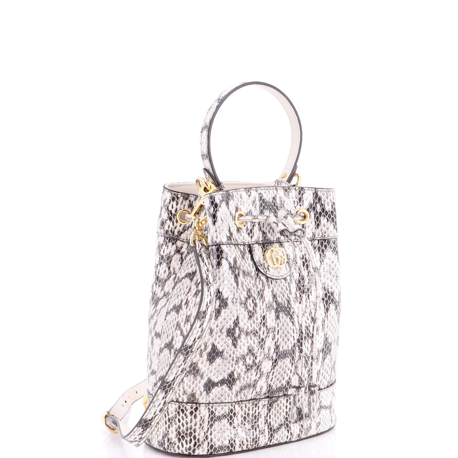 Ophidia Bucket Bag Python Small - Image 2