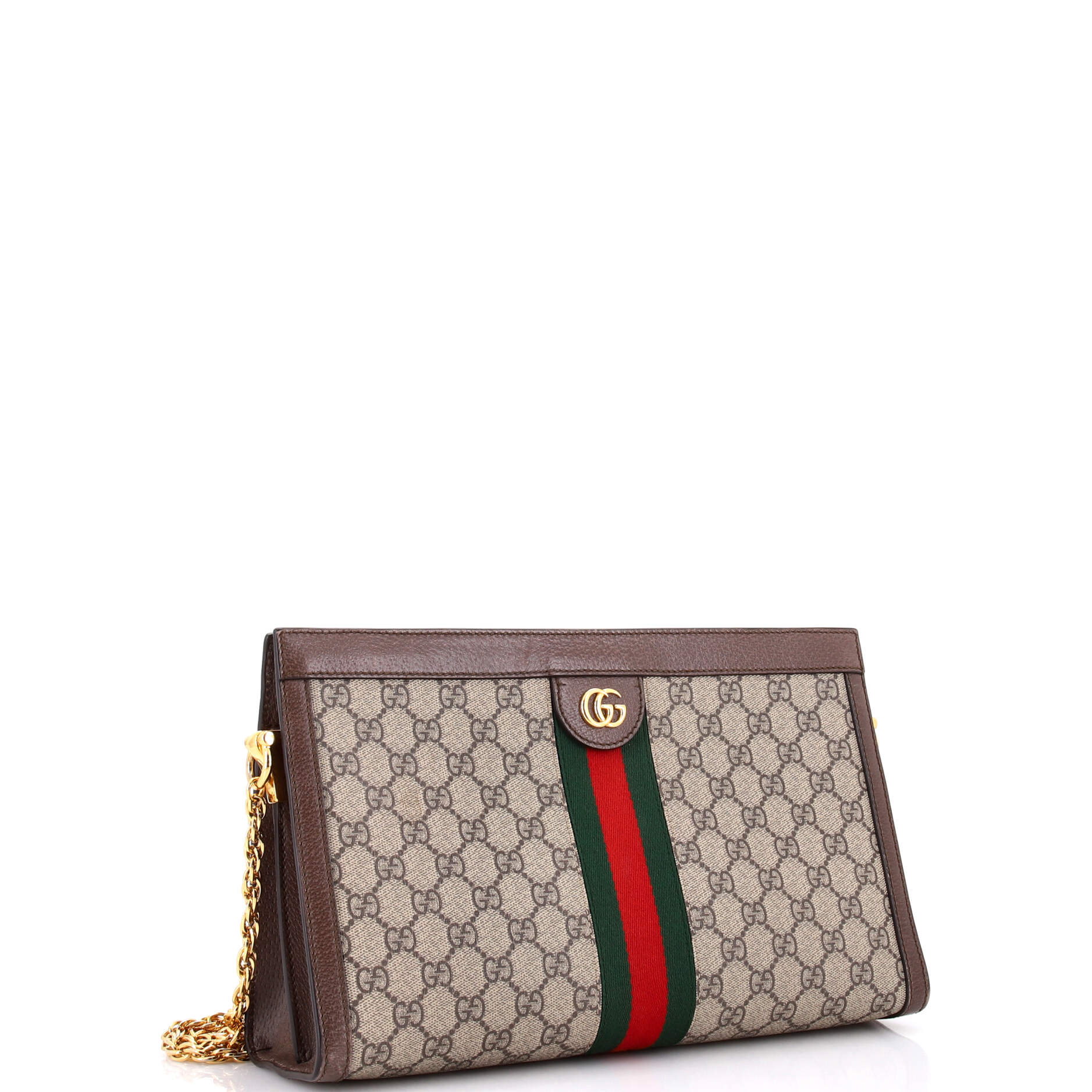 Ophidia Chain Shoulder Bag GG Coated Canvas Medium - Image 2