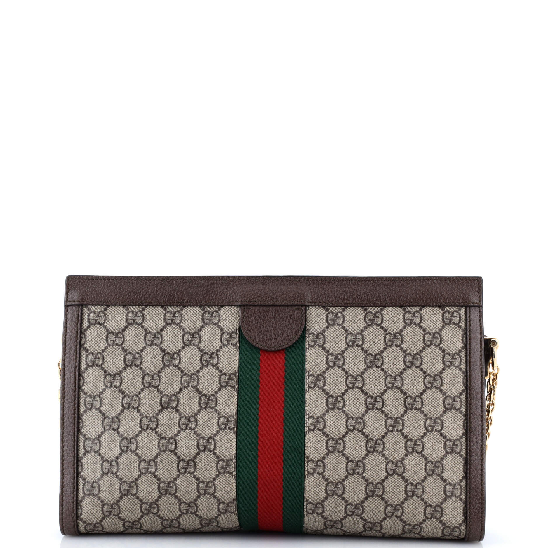 Ophidia Chain Shoulder Bag GG Coated Canvas Medium - Image 3