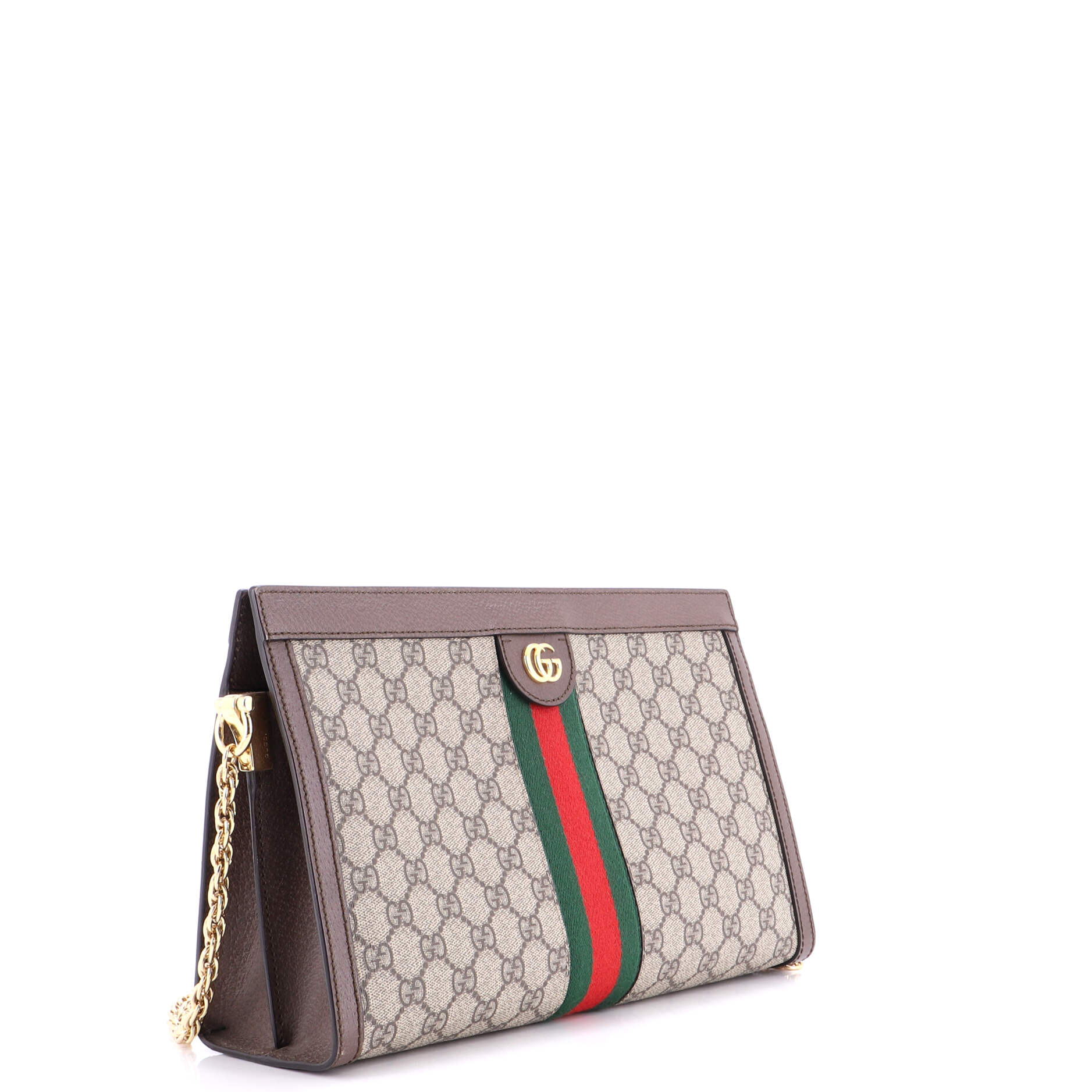 Ophidia Chain Shoulder Bag GG Coated Canvas Medium - Image 2