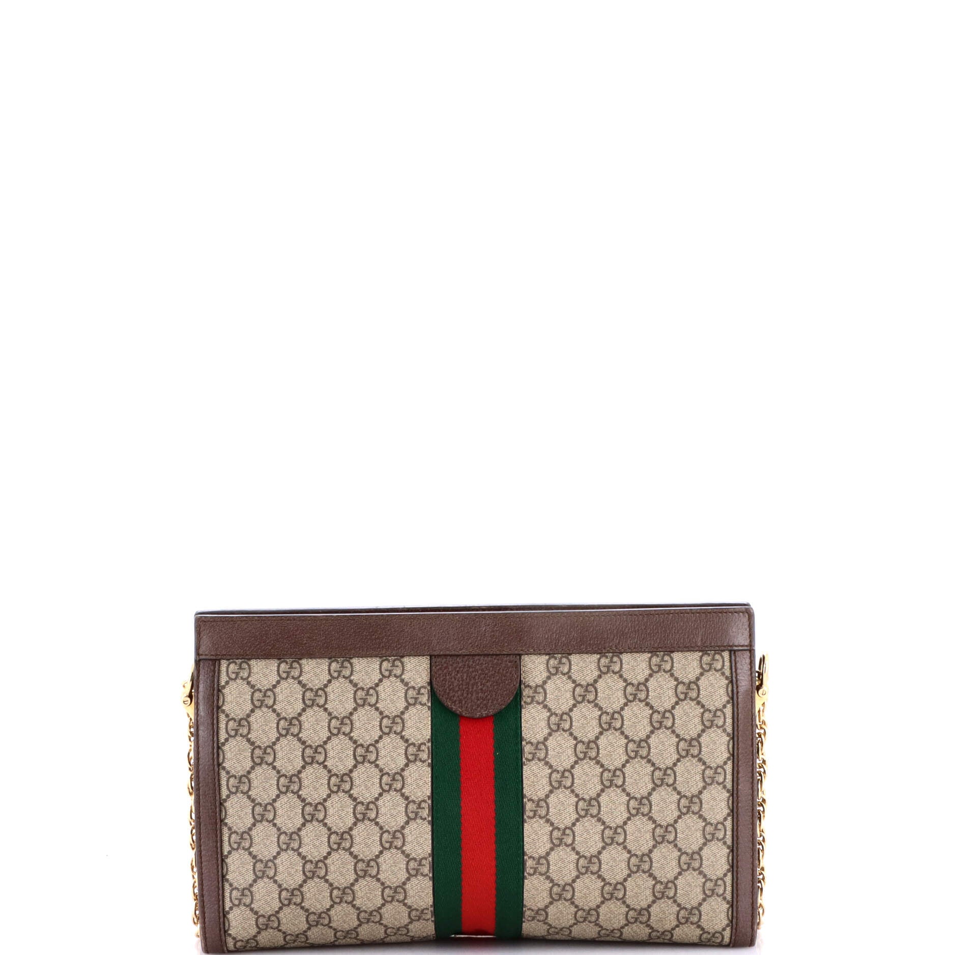 Ophidia Chain Shoulder Bag GG Coated Canvas Medium - Image 3