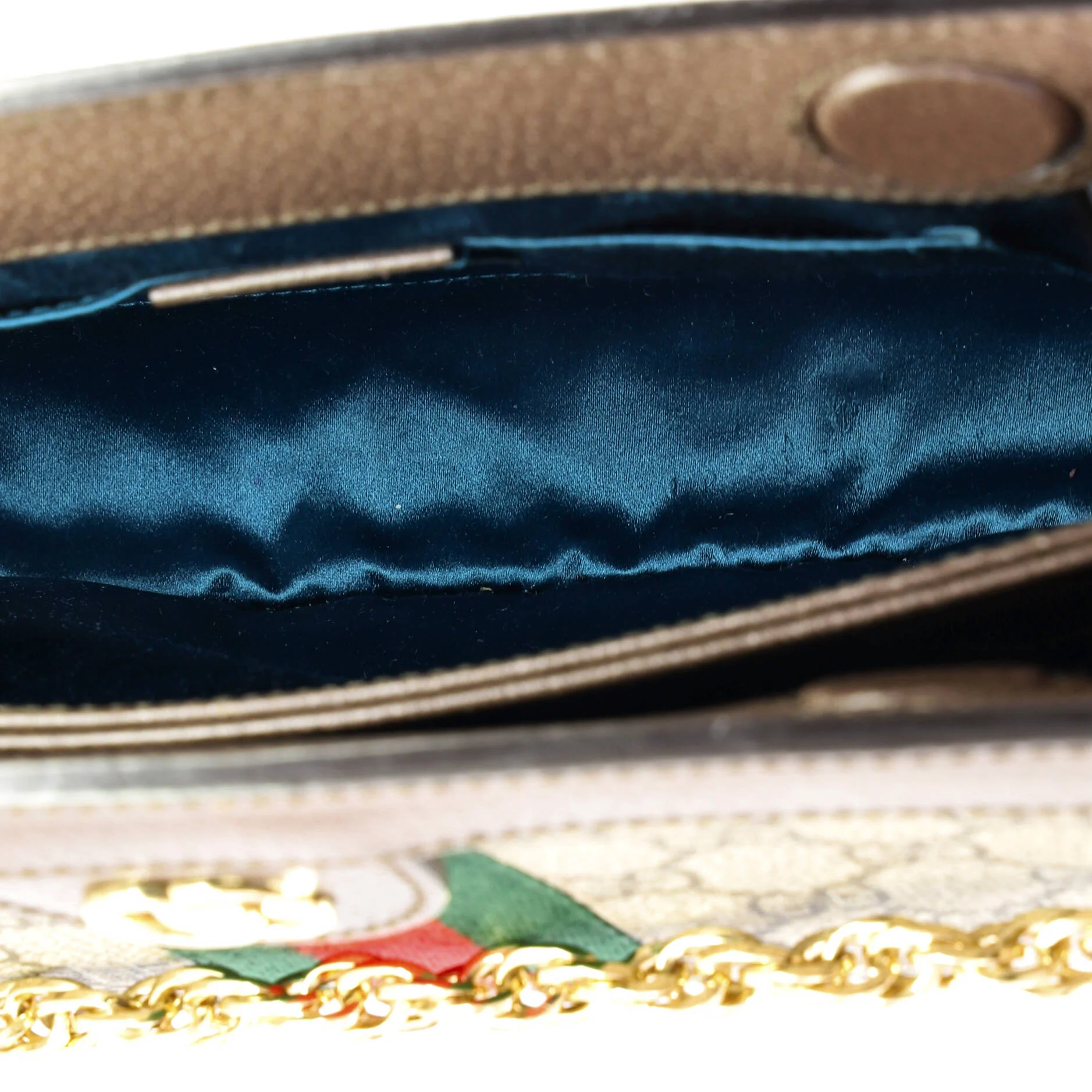 Ophidia Chain Shoulder Bag GG Coated Canvas Small - Image 5