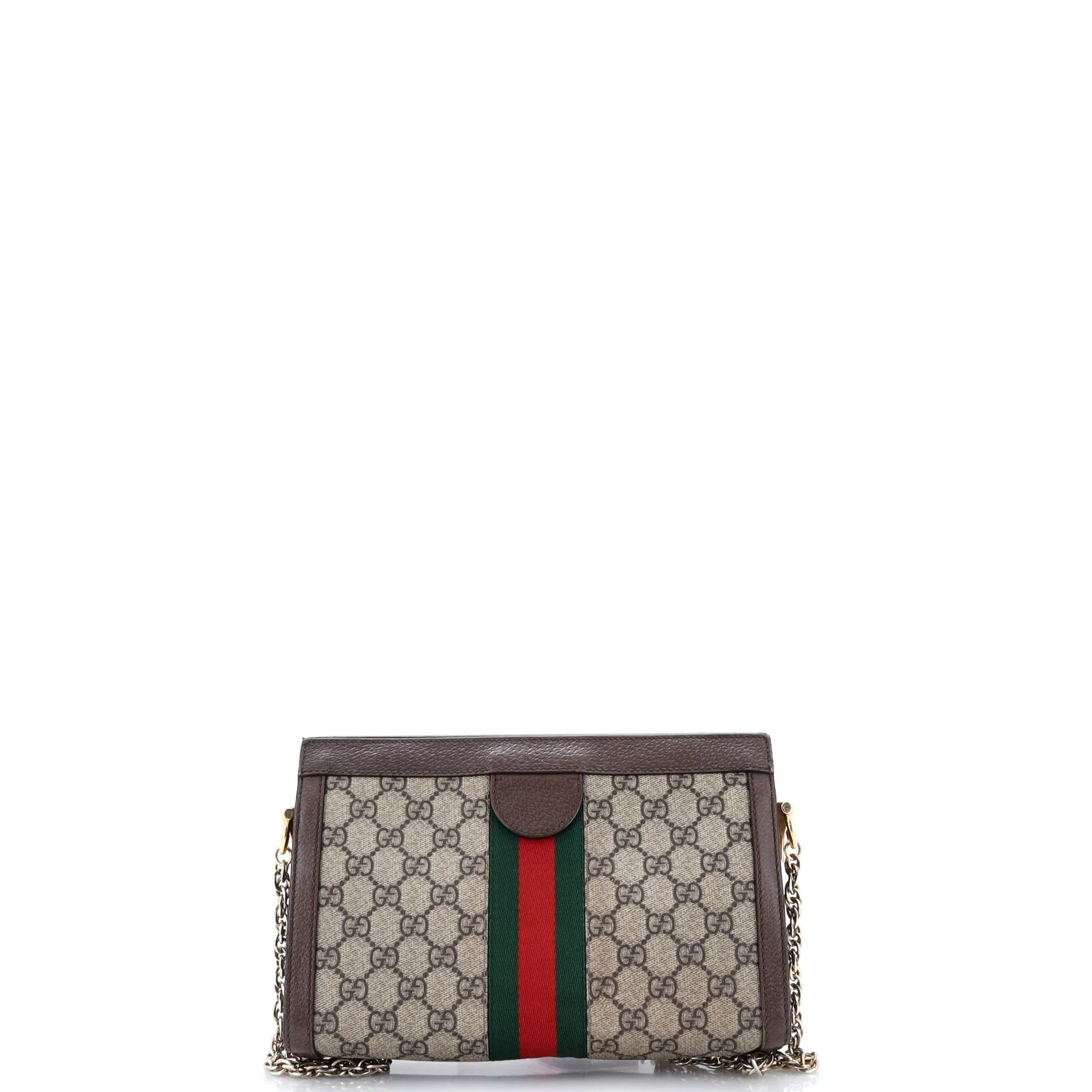 Ophidia Chain Shoulder Bag GG Coated Canvas Small - Image 3