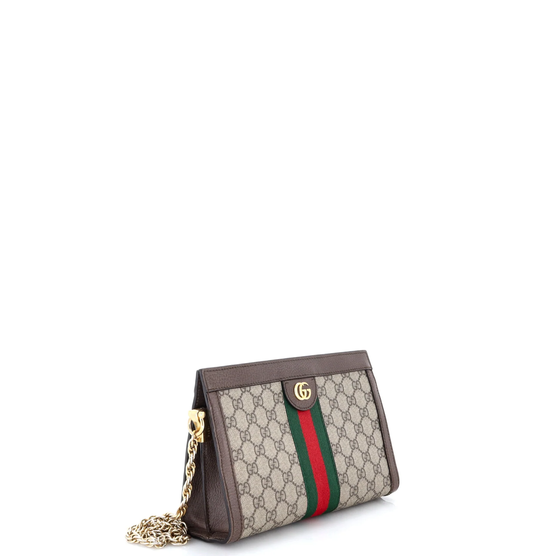 Ophidia Chain Shoulder Bag GG Coated Canvas Small - Image 2