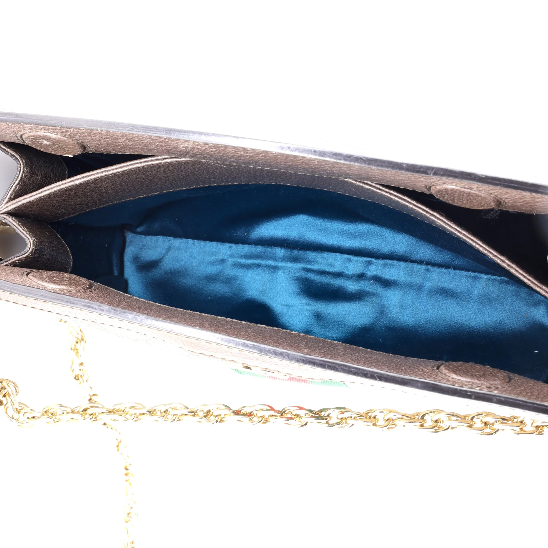Ophidia Chain Shoulder Bag GG Coated Canvas Small - Image 5