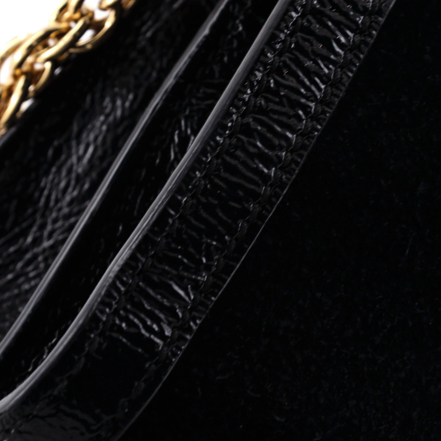 Ophidia Chain Shoulder Bag Suede Small - Image 6