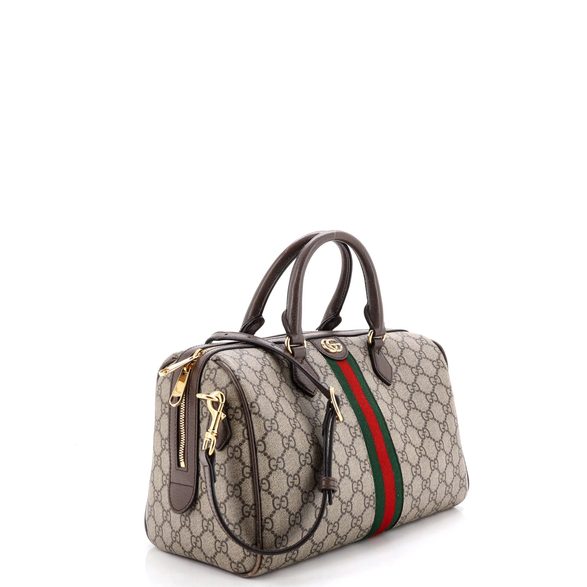 Ophidia Convertible Boston Bag GG Coated Canvas Medium - Image 2
