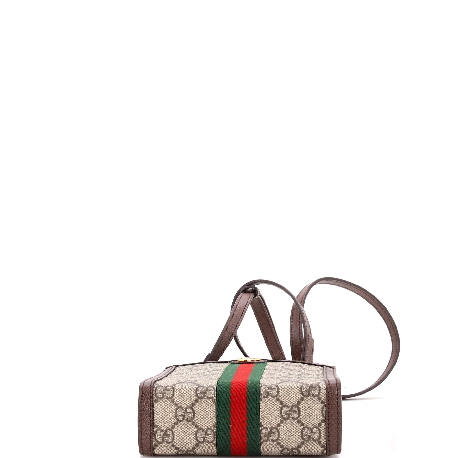 Ophidia Convertible Tote GG Coated Canvas Super Mini - Image 4