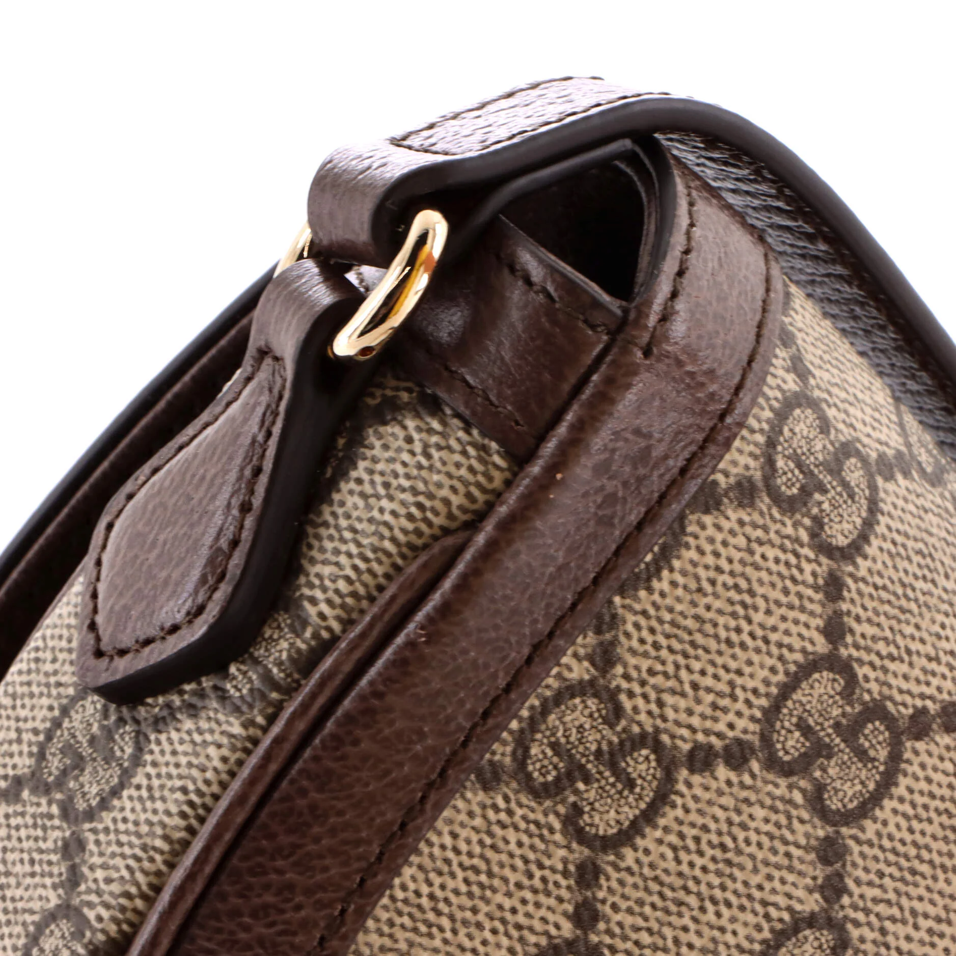 Ophidia Curved Flap Shoulder Bag GG Coated Canvas Mini - Image 6