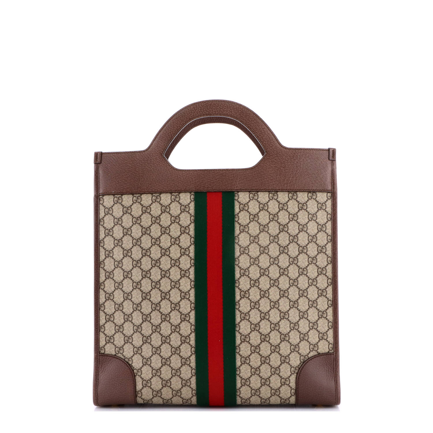 Ophidia Cut Out Handle Tote GG Coated Canvas Medium - Image 3