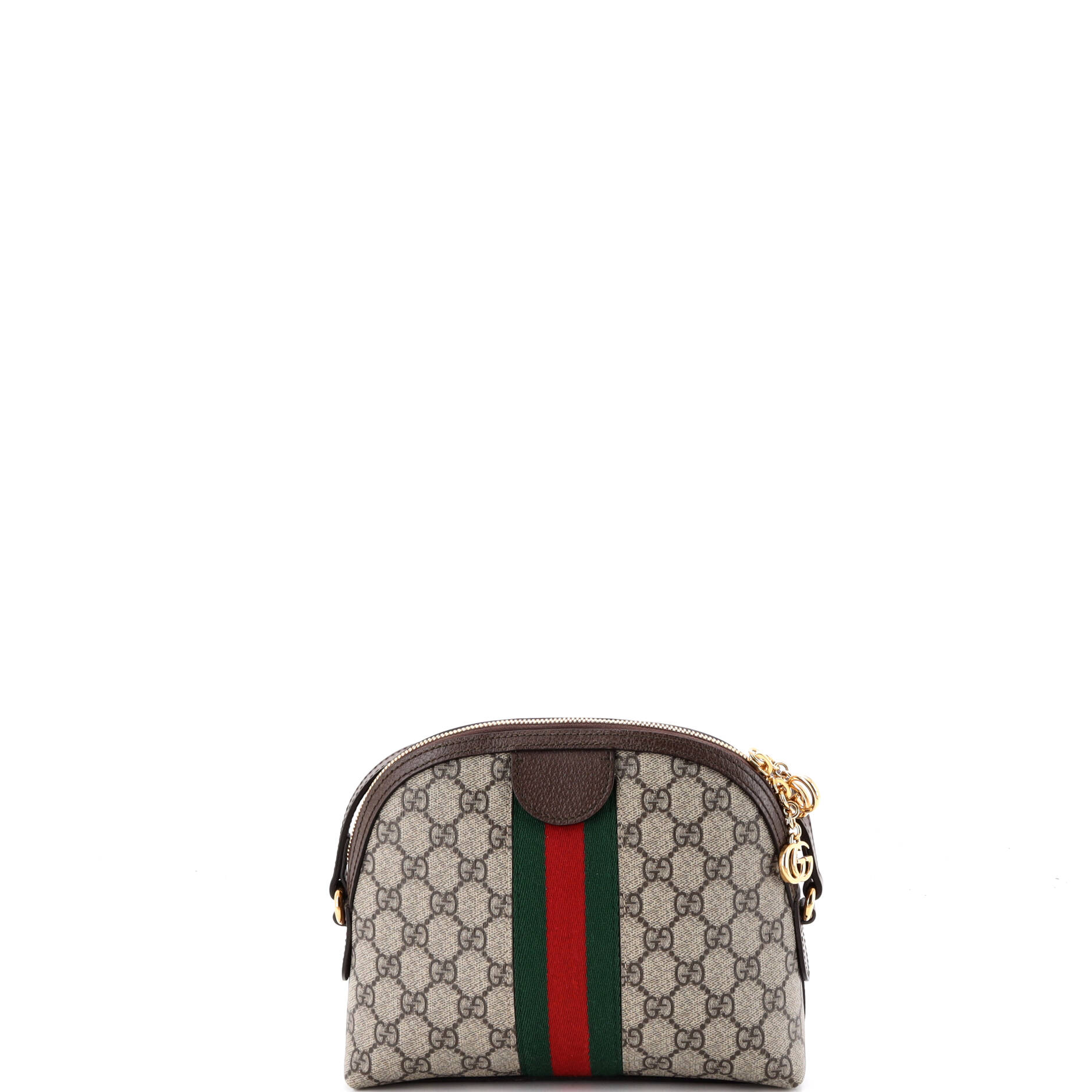 Ophidia Dome Shoulder Bag GG Coated Canvas Small - Image 3