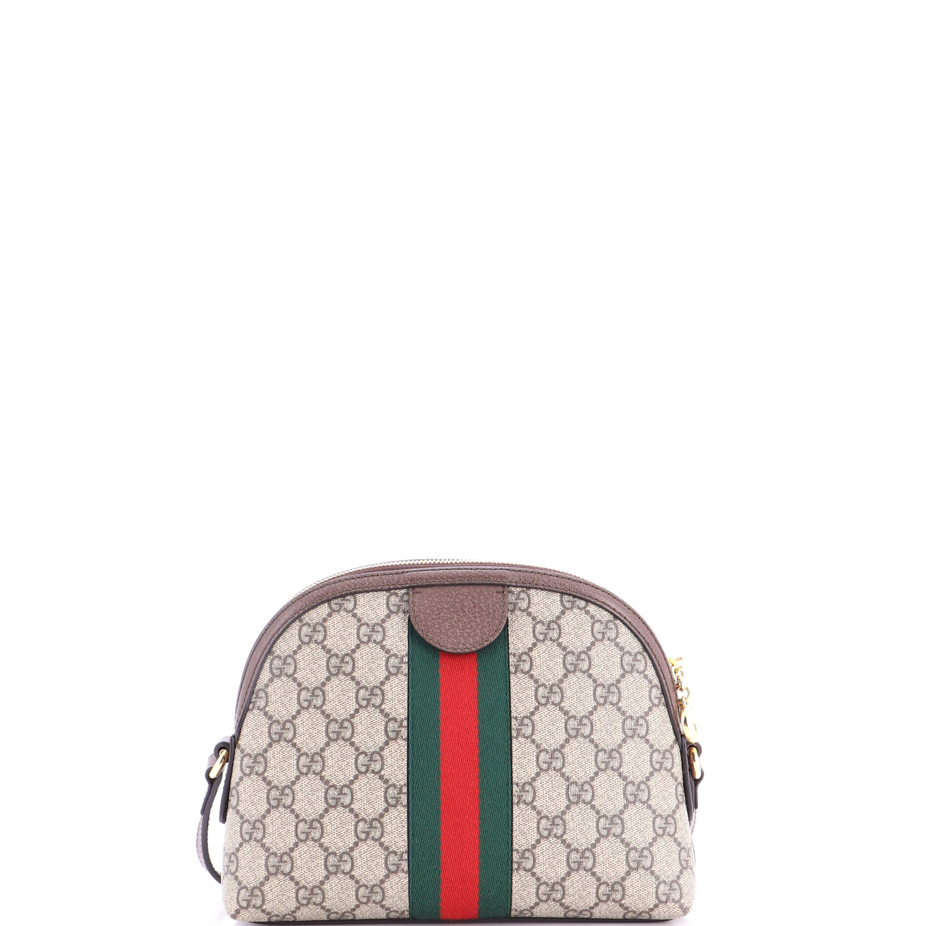 Ophidia Dome Shoulder Bag GG Coated Canvas Small - Image 3
