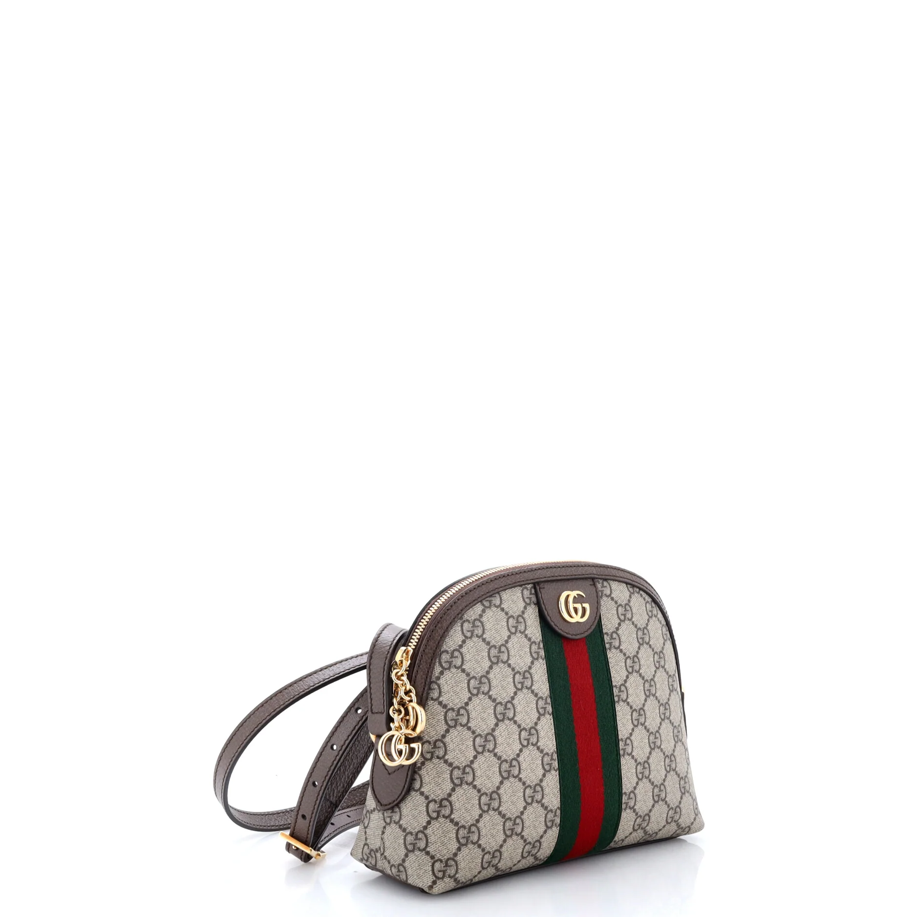 Ophidia Dome Shoulder Bag GG Coated Canvas Small - Image 2