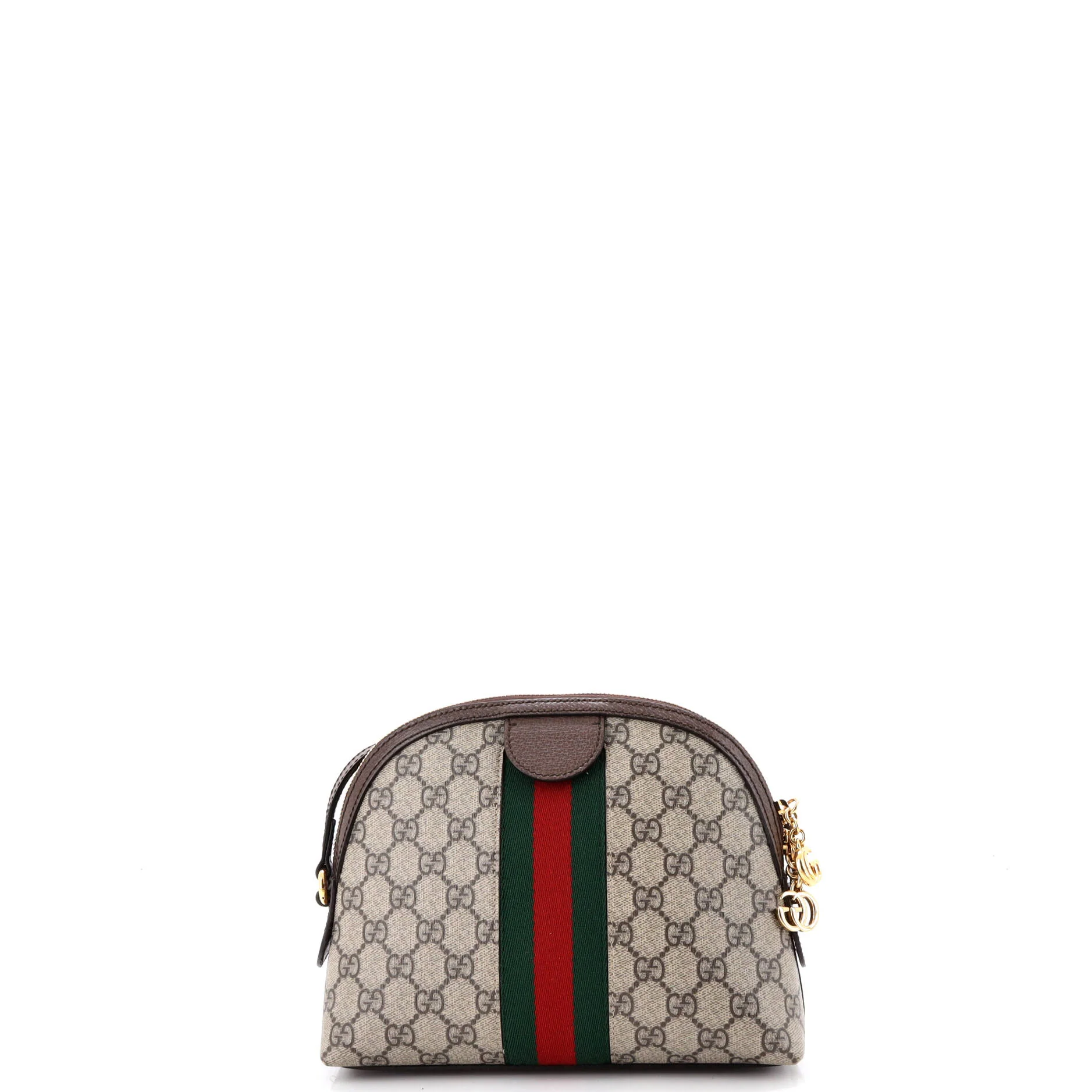 Ophidia Dome Shoulder Bag GG Coated Canvas Small - Image 3