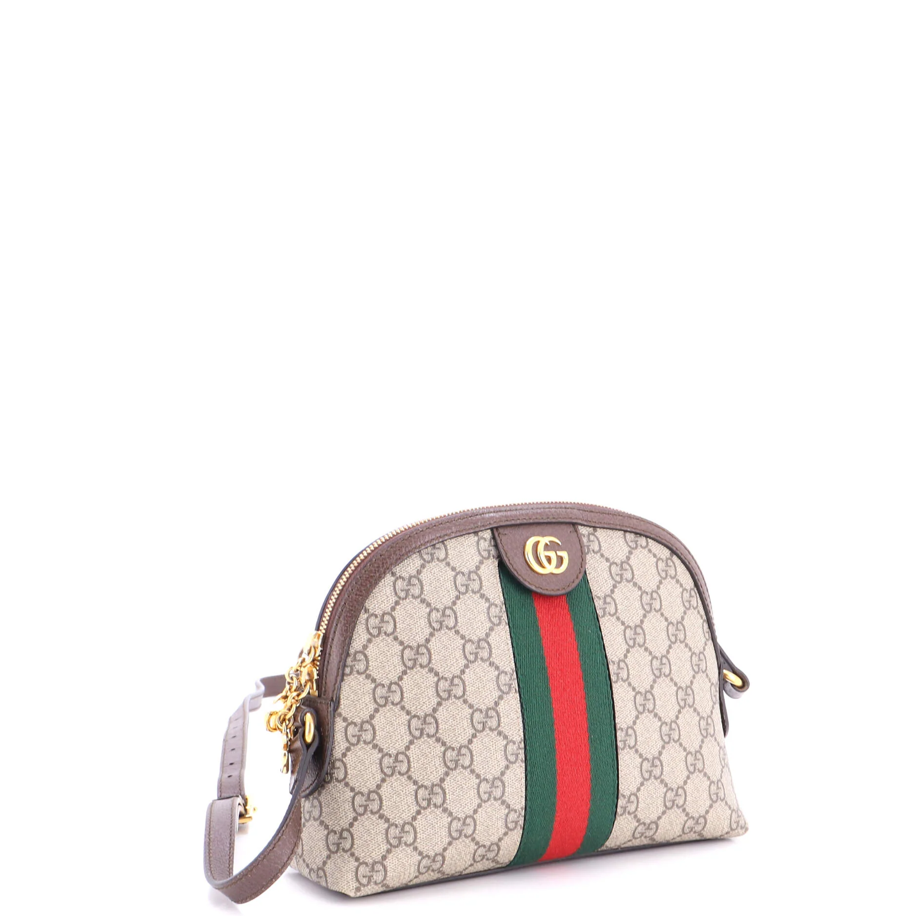 Ophidia Dome Shoulder Bag GG Coated Canvas Small - Image 2