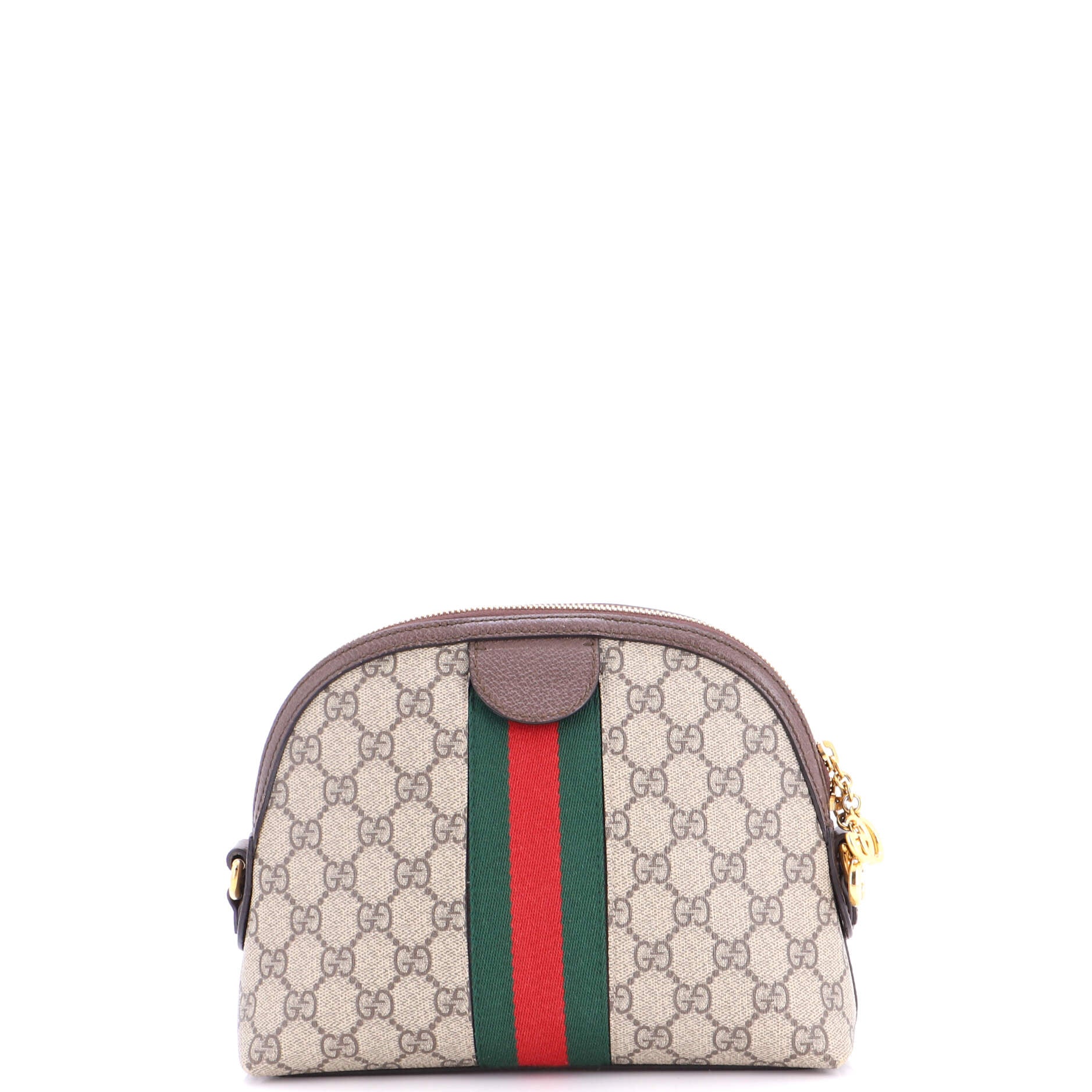 Ophidia Dome Shoulder Bag GG Coated Canvas Small - Image 3