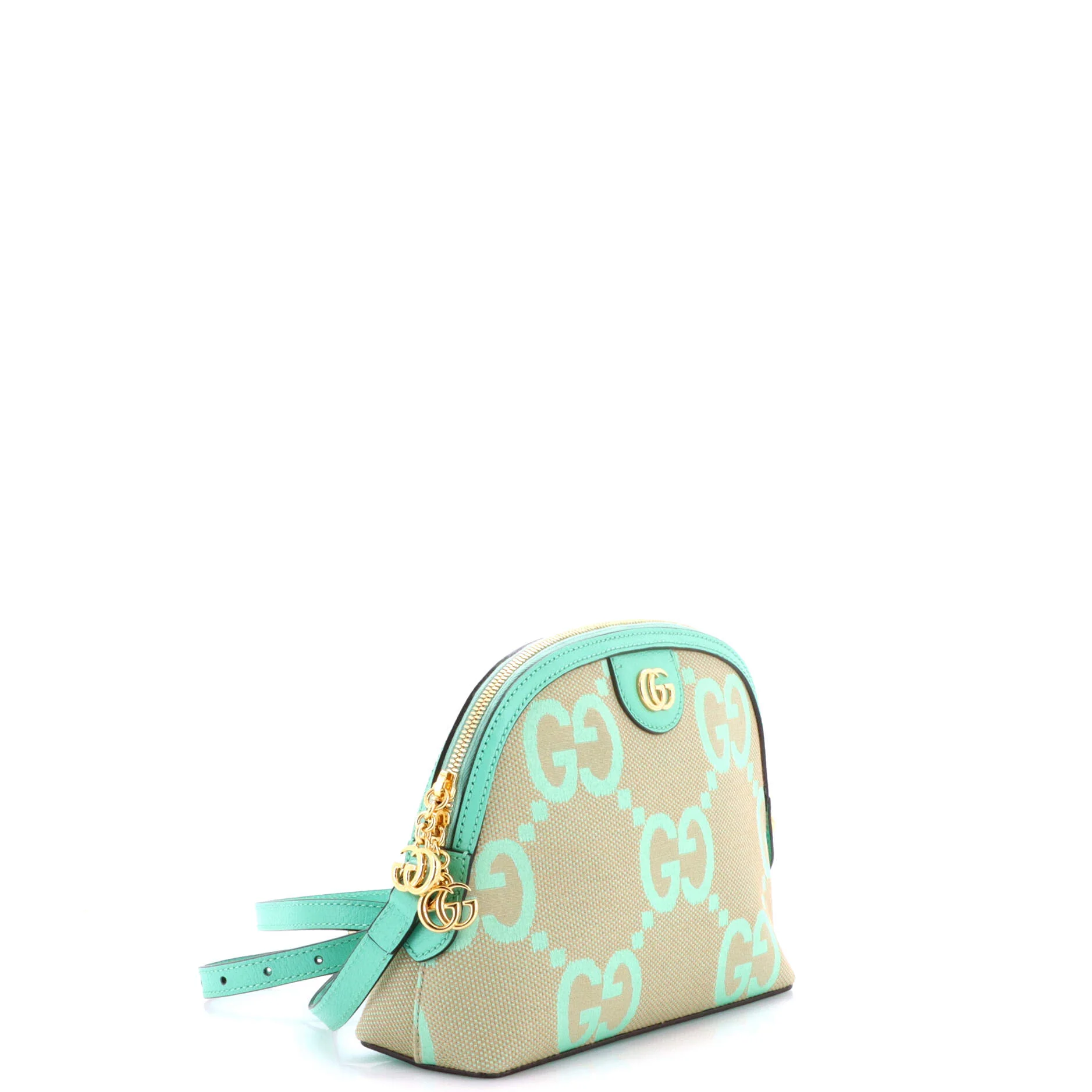 Ophidia Dome Shoulder Bag Jumbo GG Canvas Small - Image 2