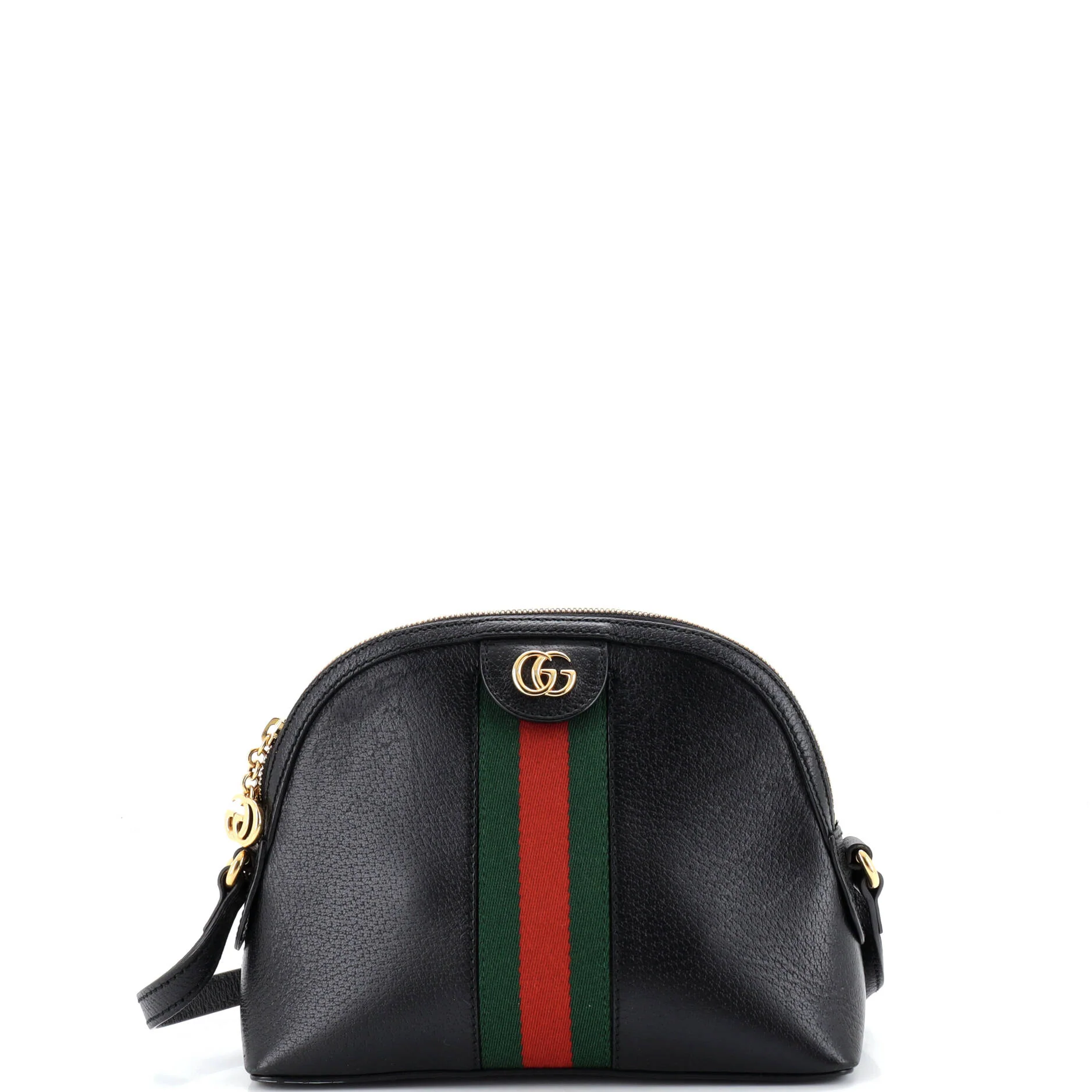 Ophidia Dome Shoulder Bag Leather Small