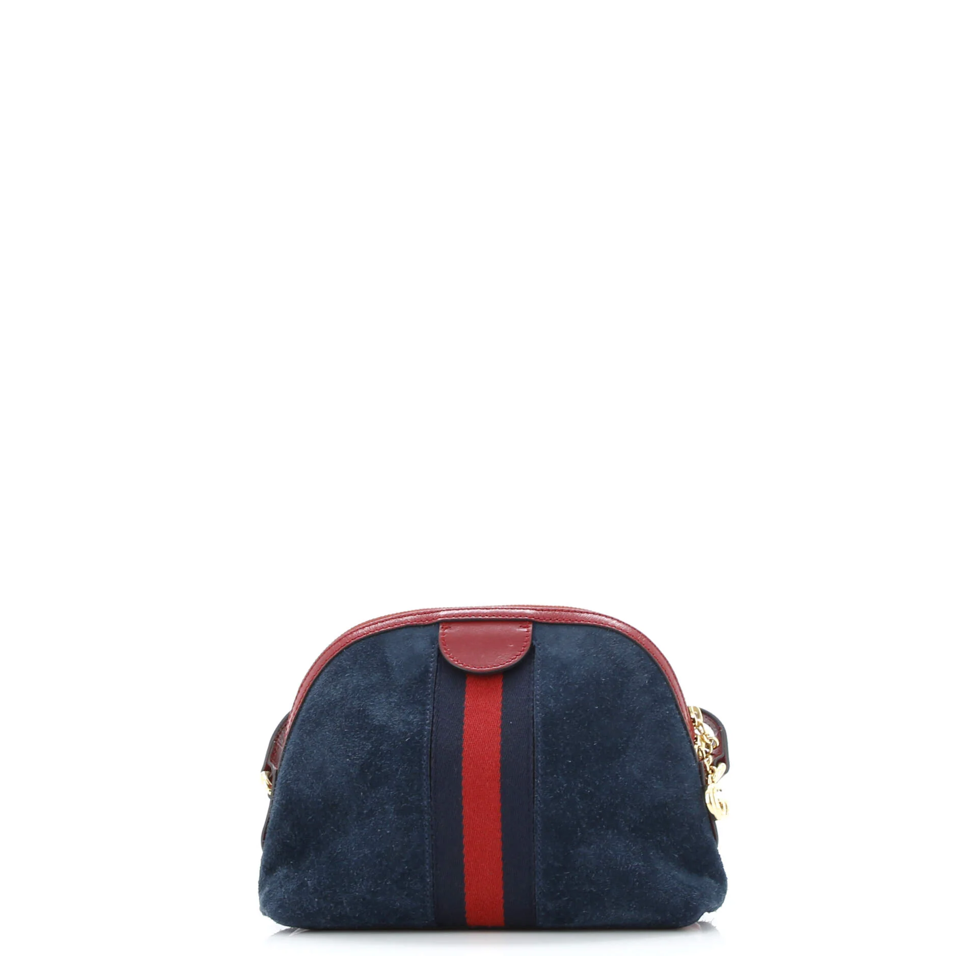 Ophidia Dome Shoulder Bag Suede Small - Image 3