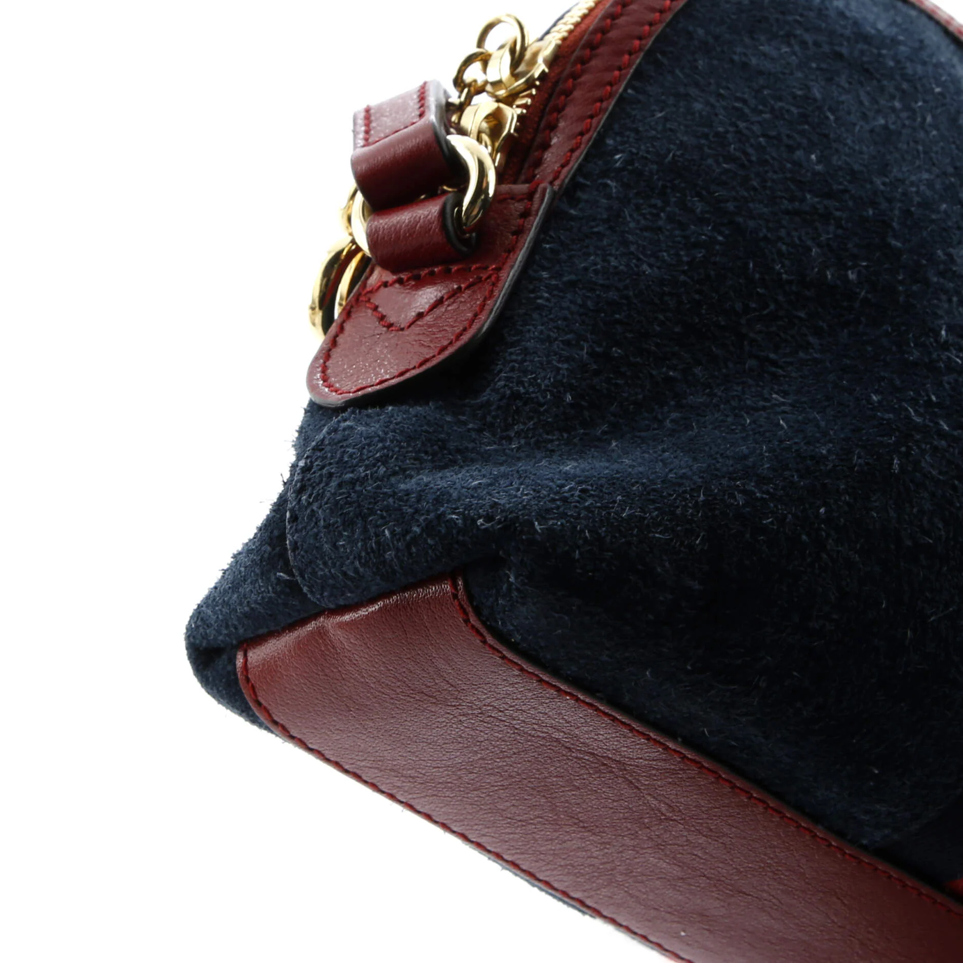 Ophidia Dome Shoulder Bag Suede Small - Image 7