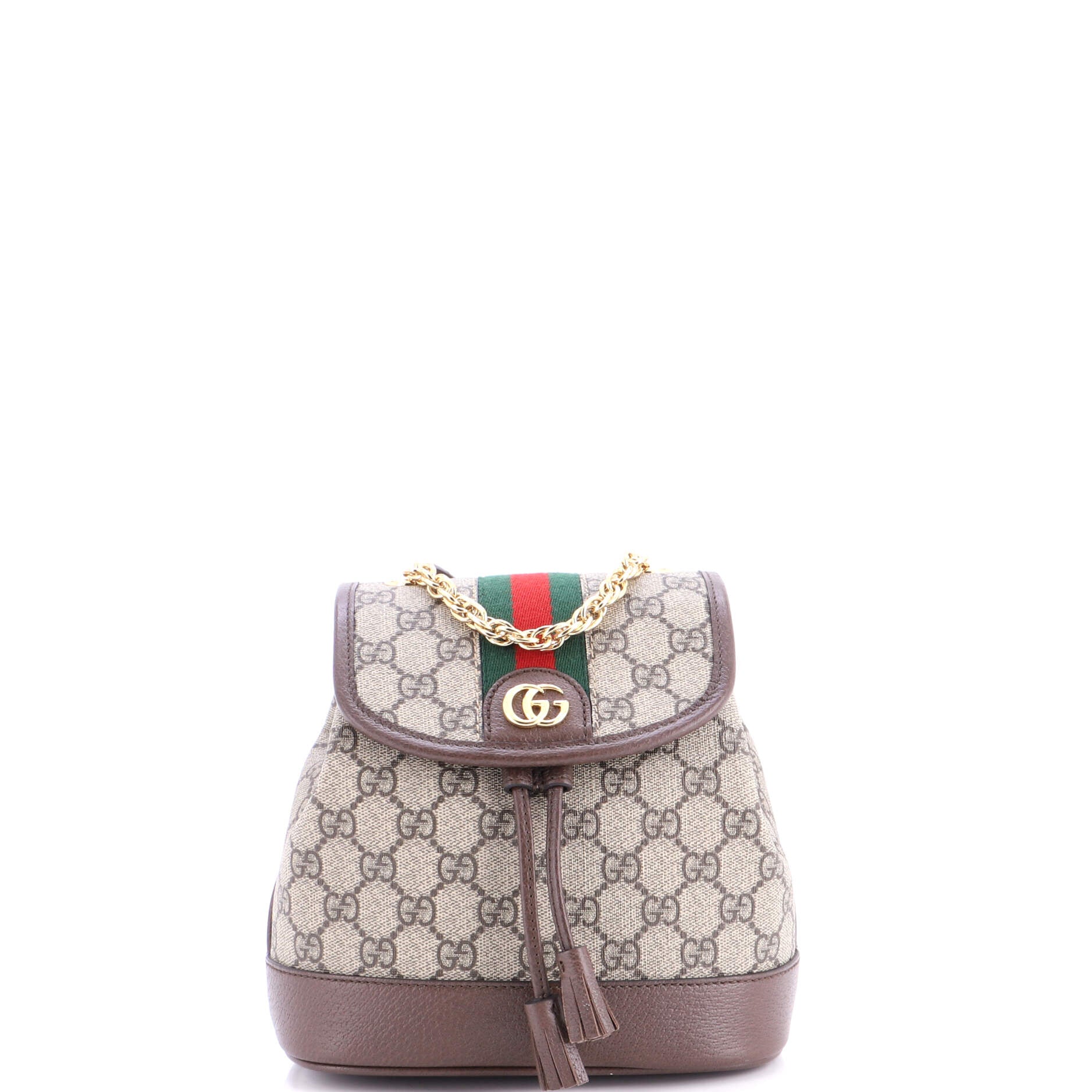Ophidia Flap Backpack GG Coated Canvas Mini