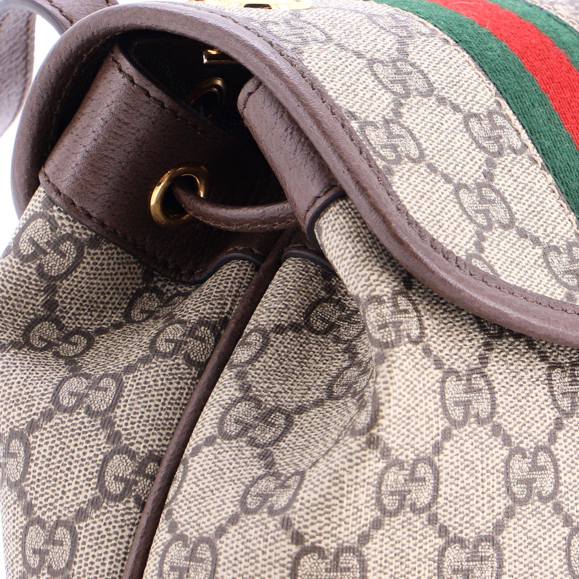 Ophidia Flap Backpack GG Coated Canvas Mini - Image 6