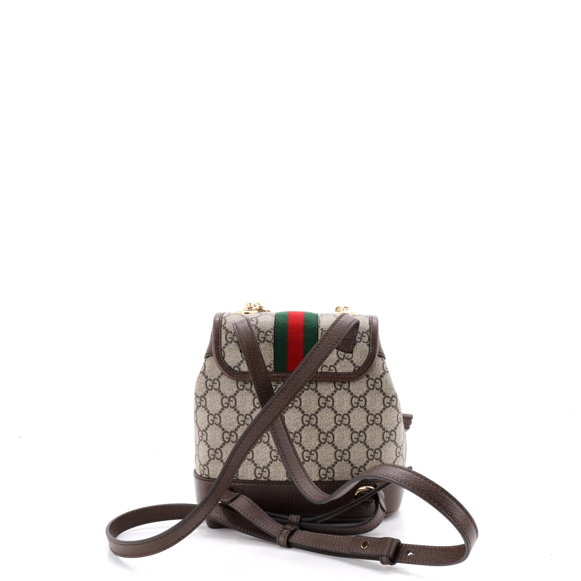 Ophidia Flap Backpack GG Coated Canvas Mini - Image 3