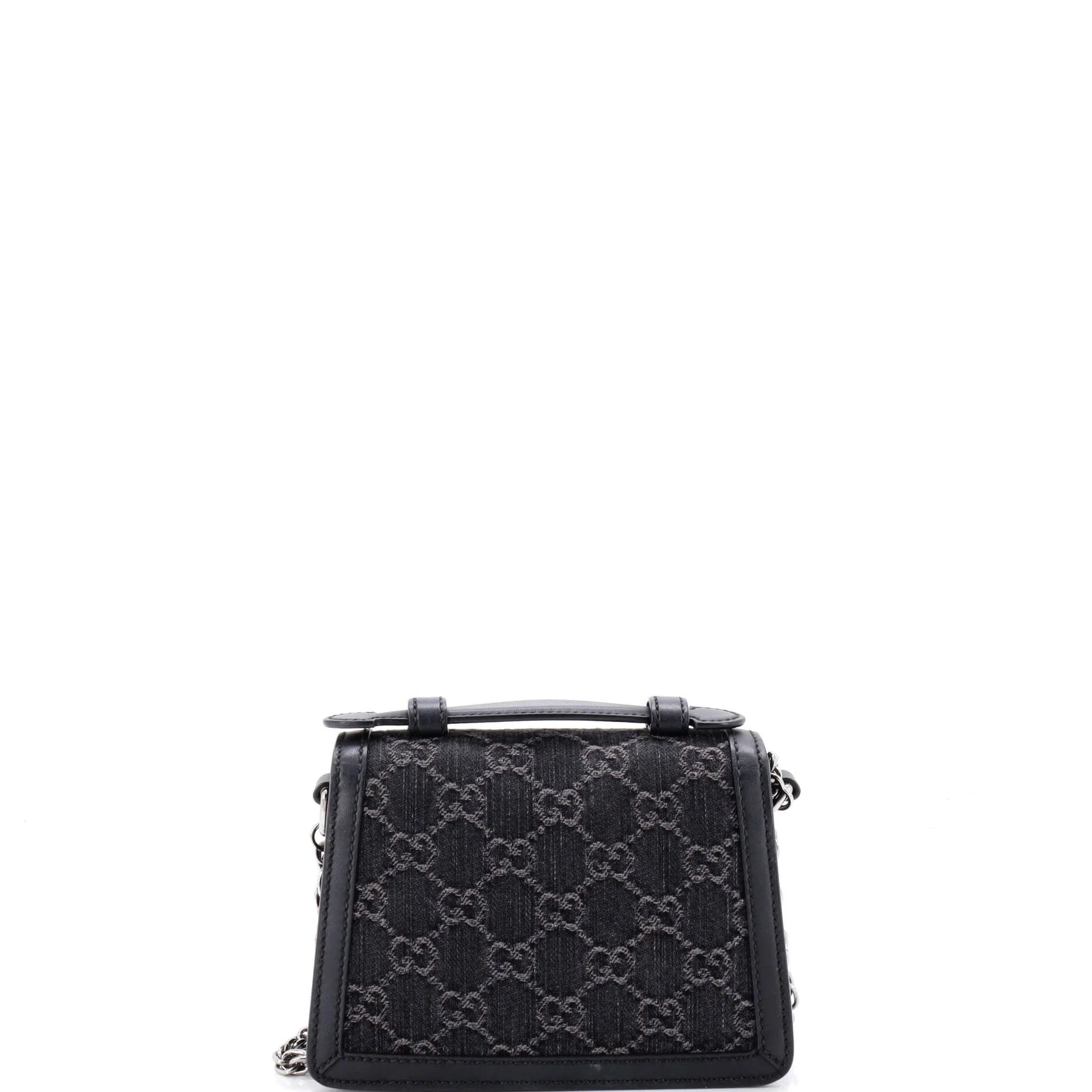 Ophidia Flap Top Handle Bag GG Canvas Mini - Image 3