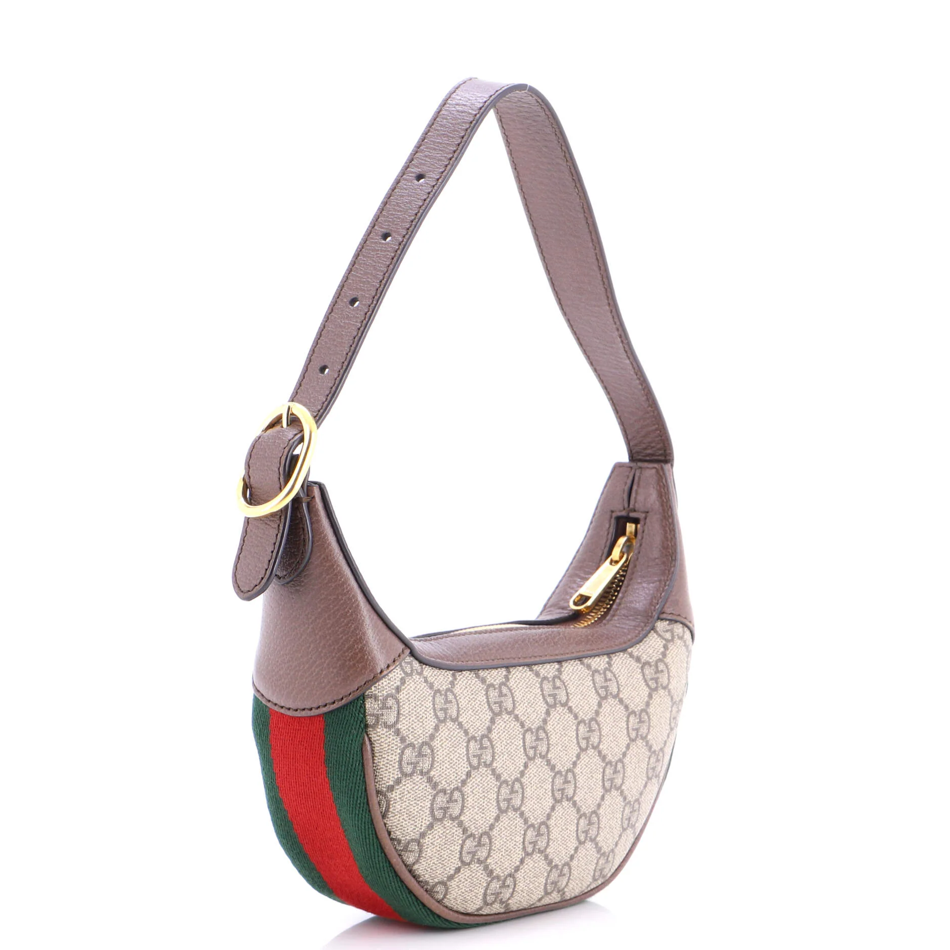 Ophidia Half Moon Bag GG Coated Canvas Mini - Image 2