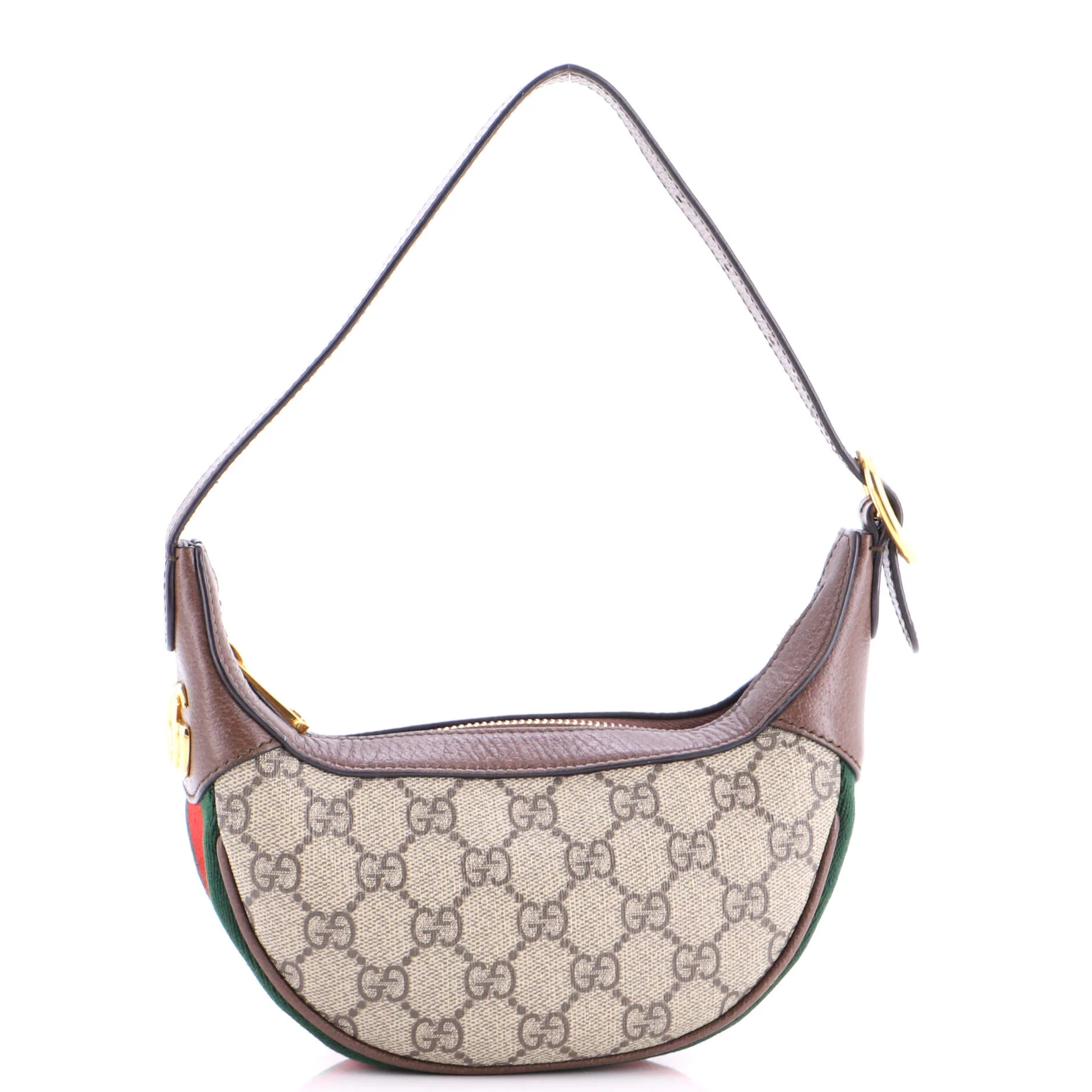 Ophidia Half Moon Bag GG Coated Canvas Mini - Image 3