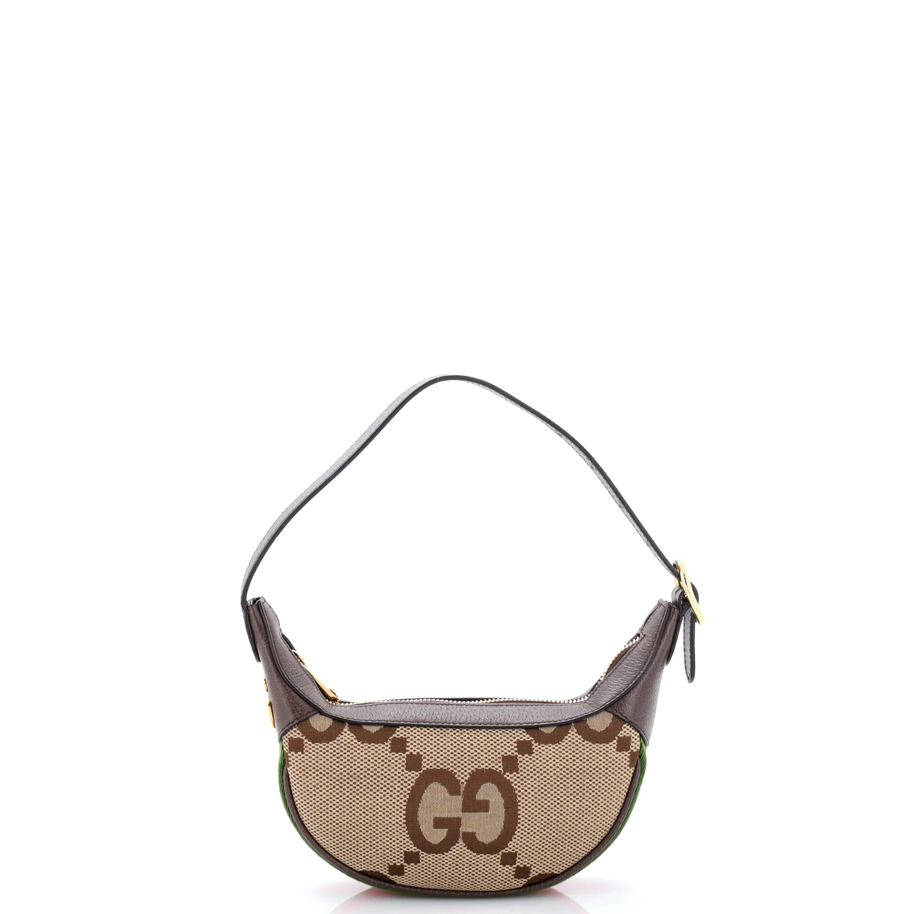 Ophidia Half Moon Bag Jumbo GG Canvas Mini