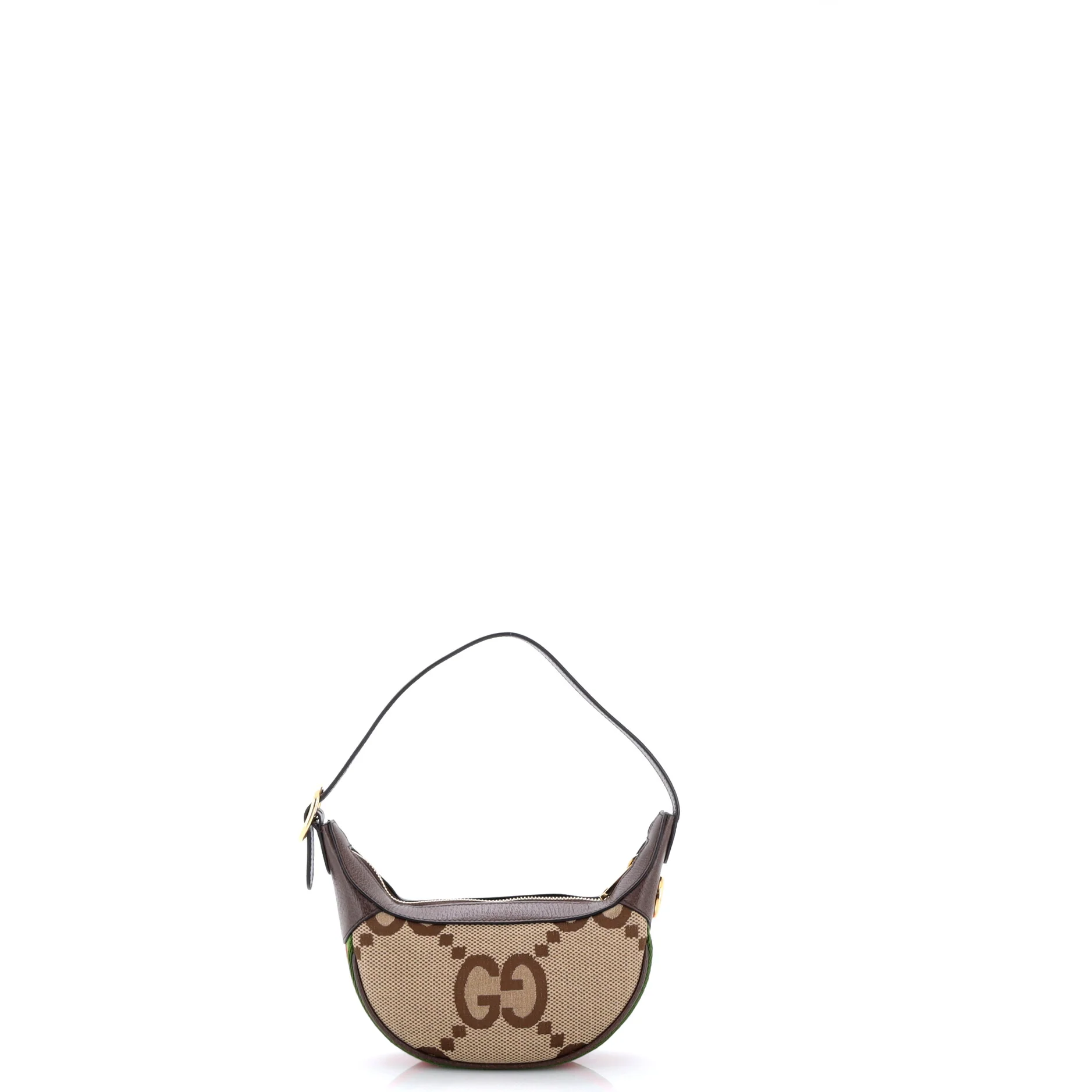 Ophidia Half Moon Bag Jumbo GG Canvas Mini - Image 3